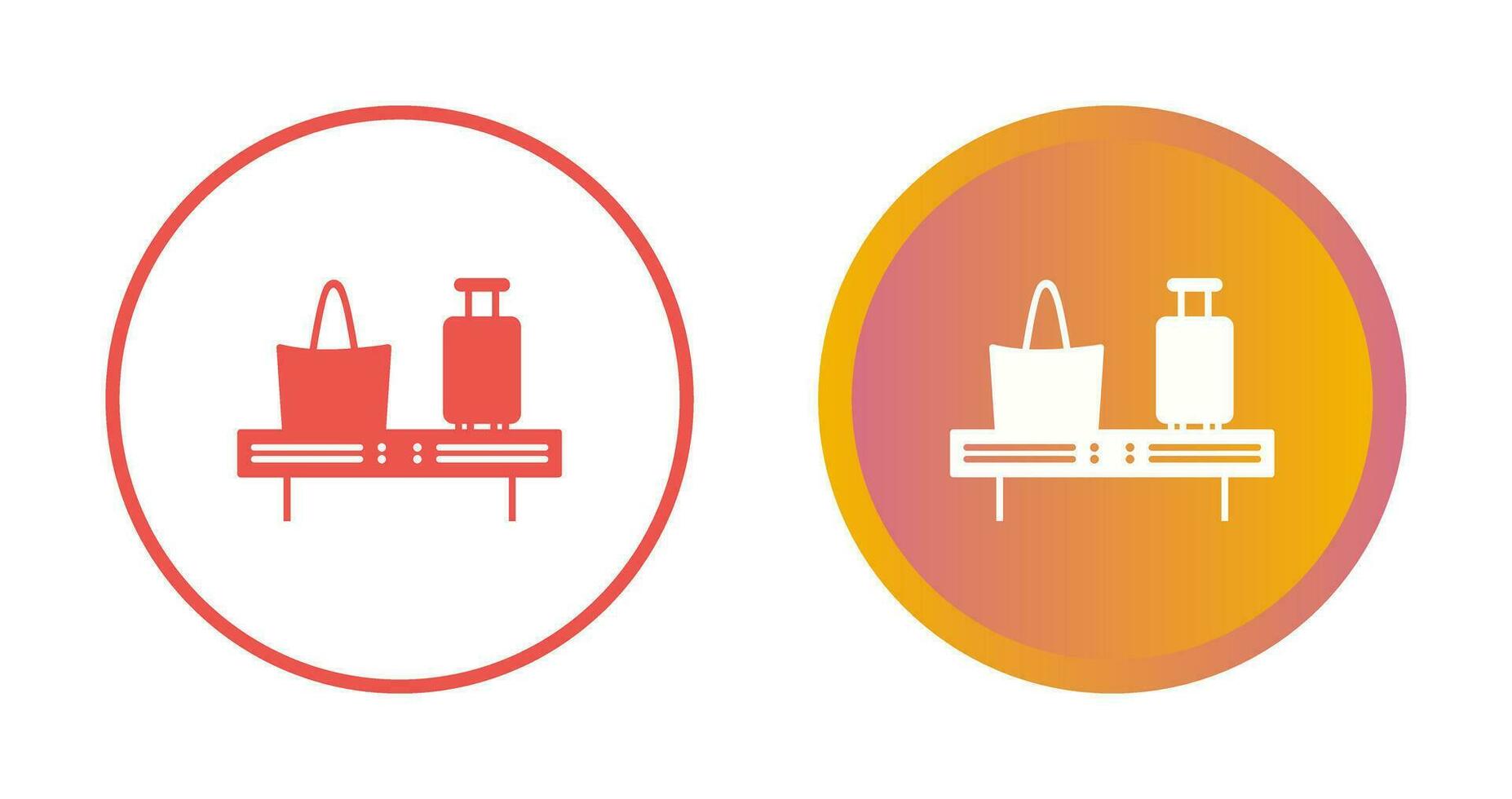 Luggage Carousel Vector Icon