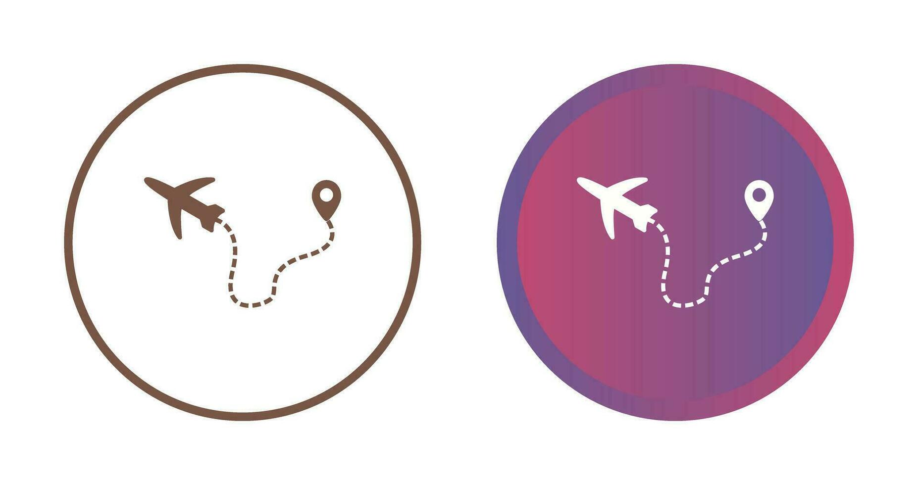 Plane Flying Vector Icon