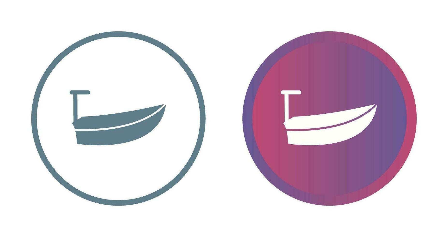 Small Boat Vector Icon