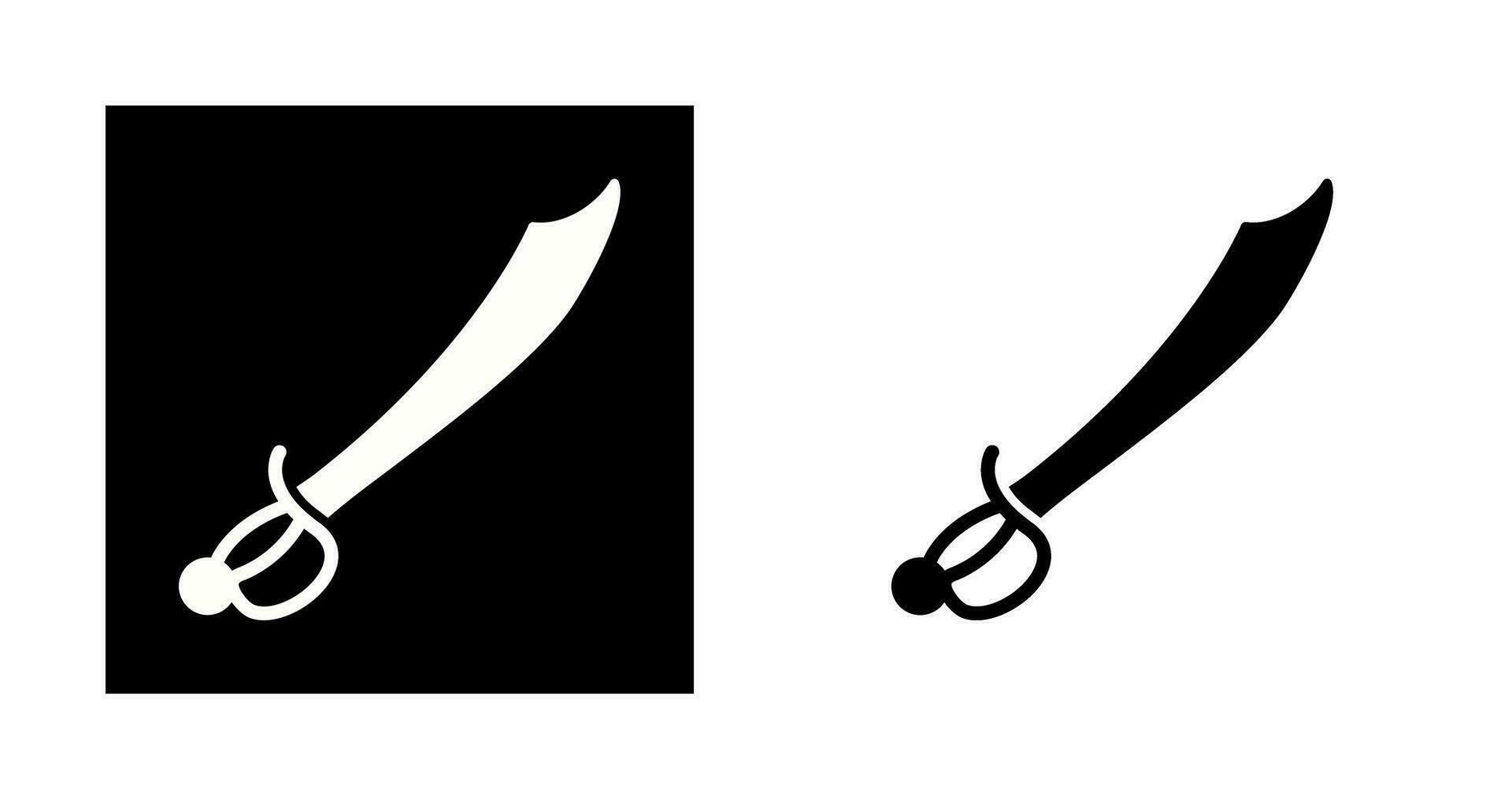 Pirate Sword Vector Icon