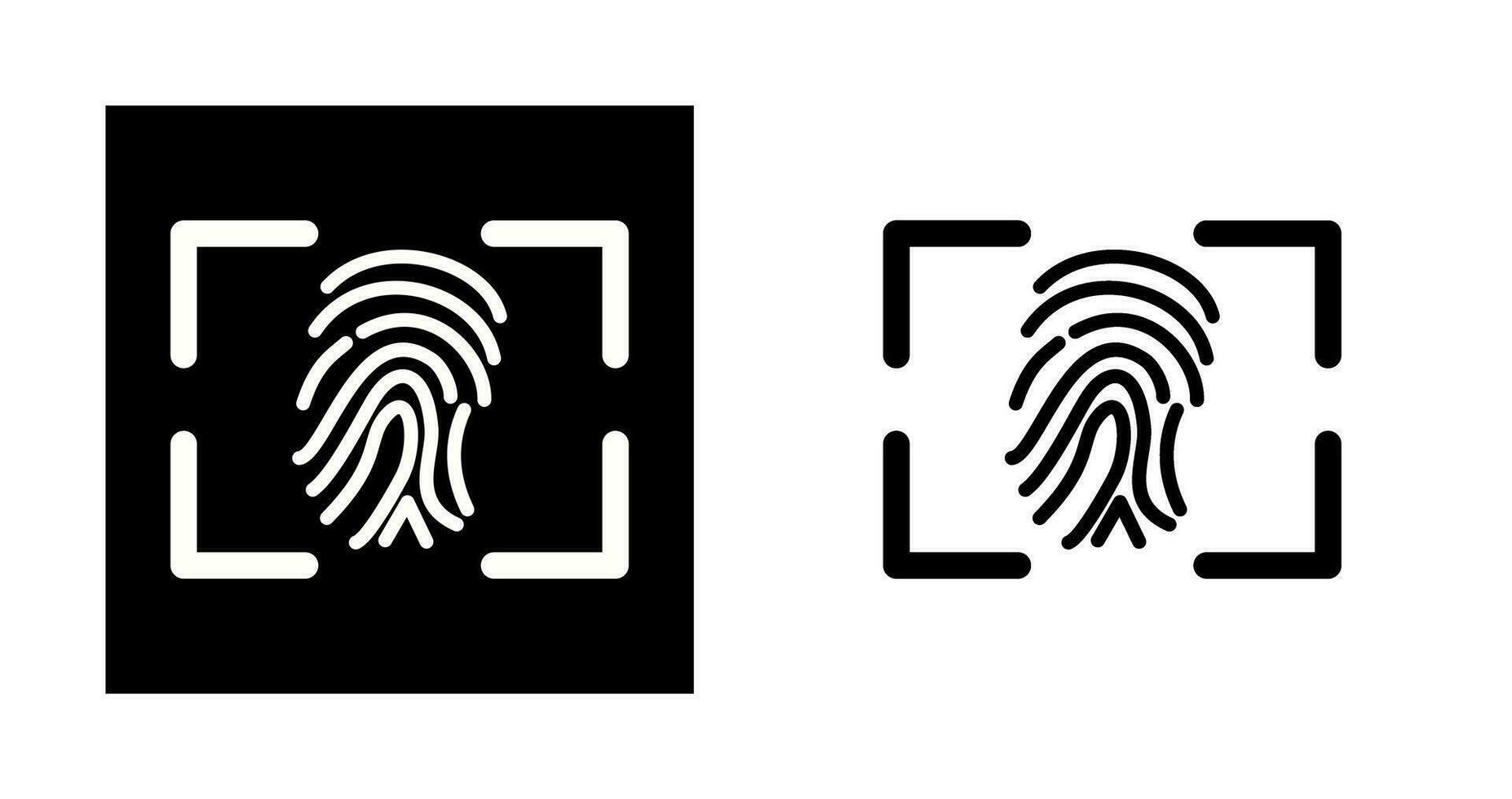 Fingerprint Vector Icon