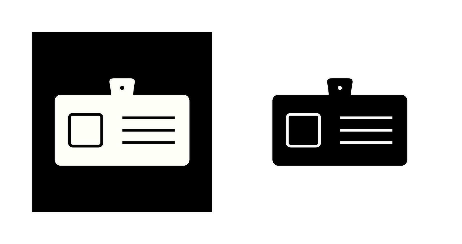 Identity Card Vector Icon