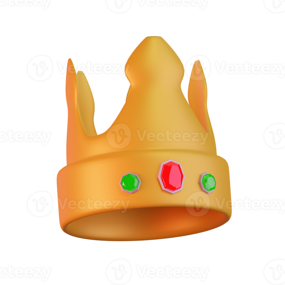 Crown Game Assets 3D Illustrations png