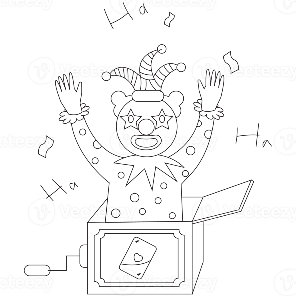 Pandora April Fools 2D Outline Illustrations png