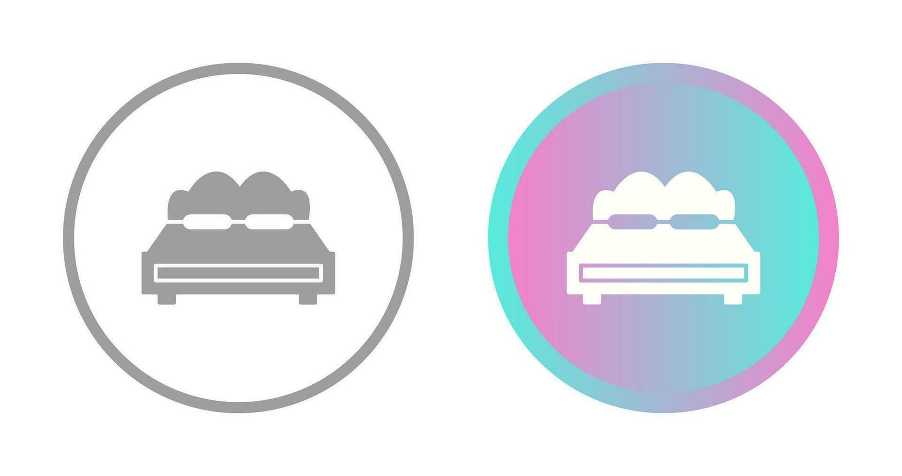 Double Bed Vector Icon