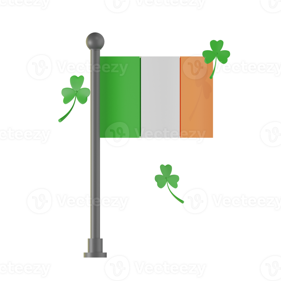 National Flag Saint Patrick 3D Illustrations png