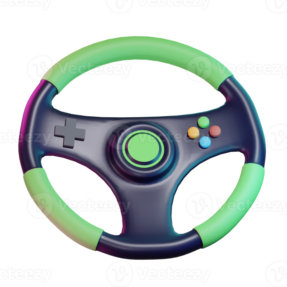 Steering Wheels Gaming Gaming 3D Illustration 27049596 PNG