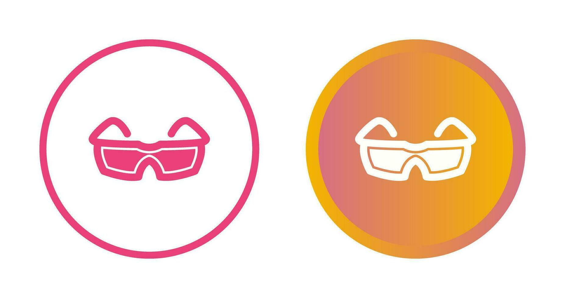 icono de vector de gafas