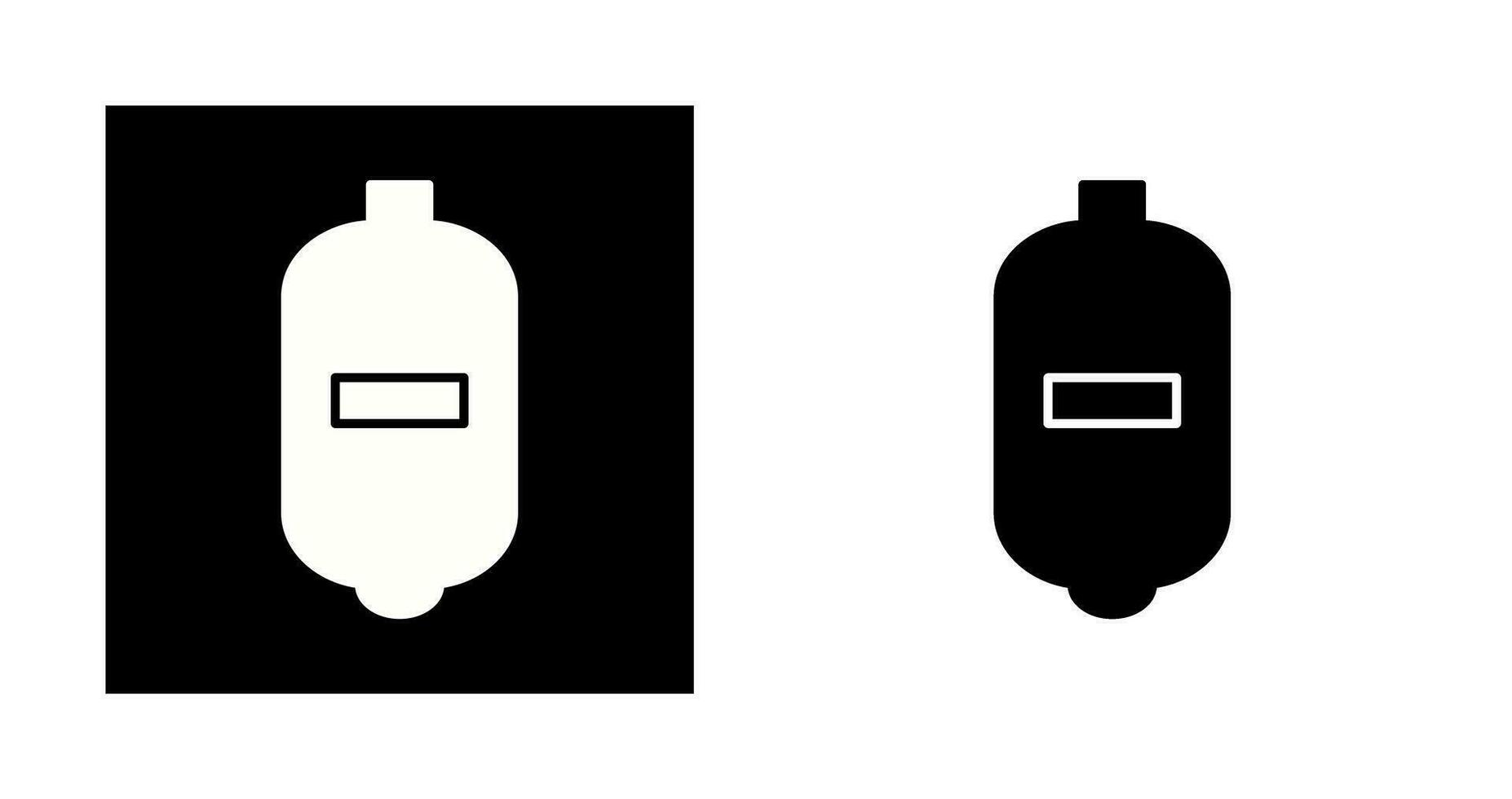 icono de vector de tanque de expansión