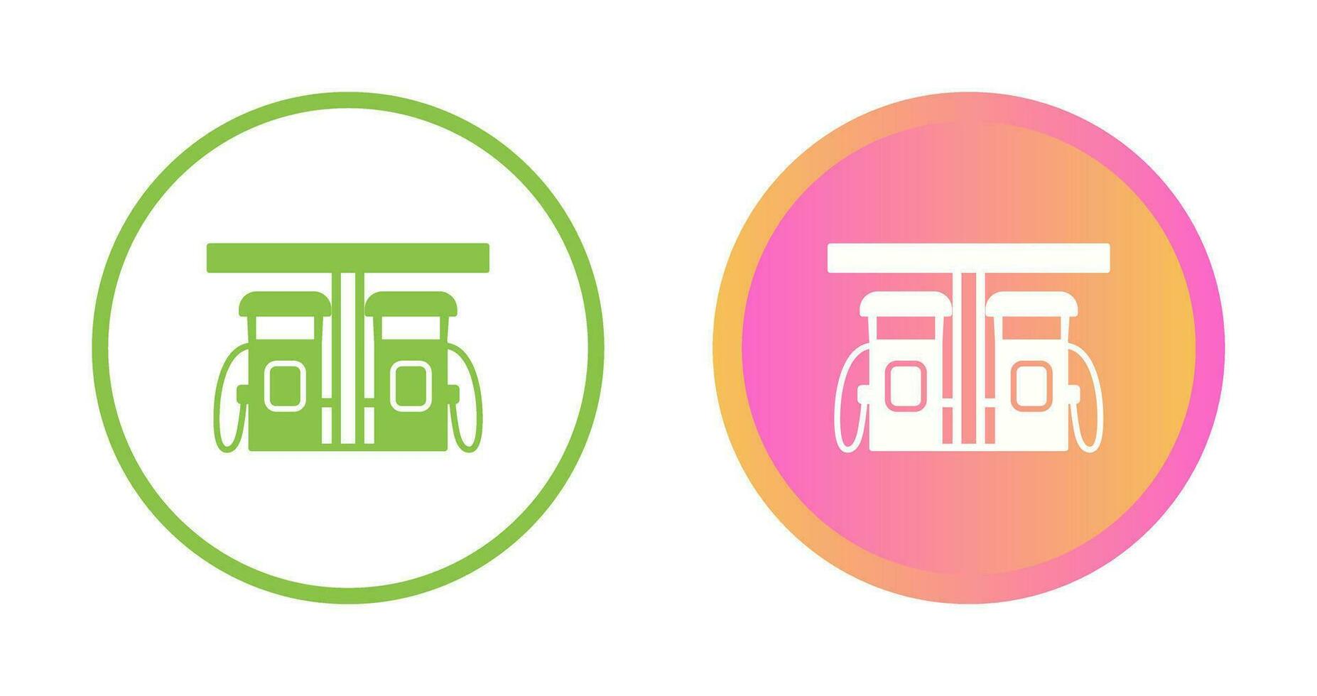 Petrol Station Vector Icon