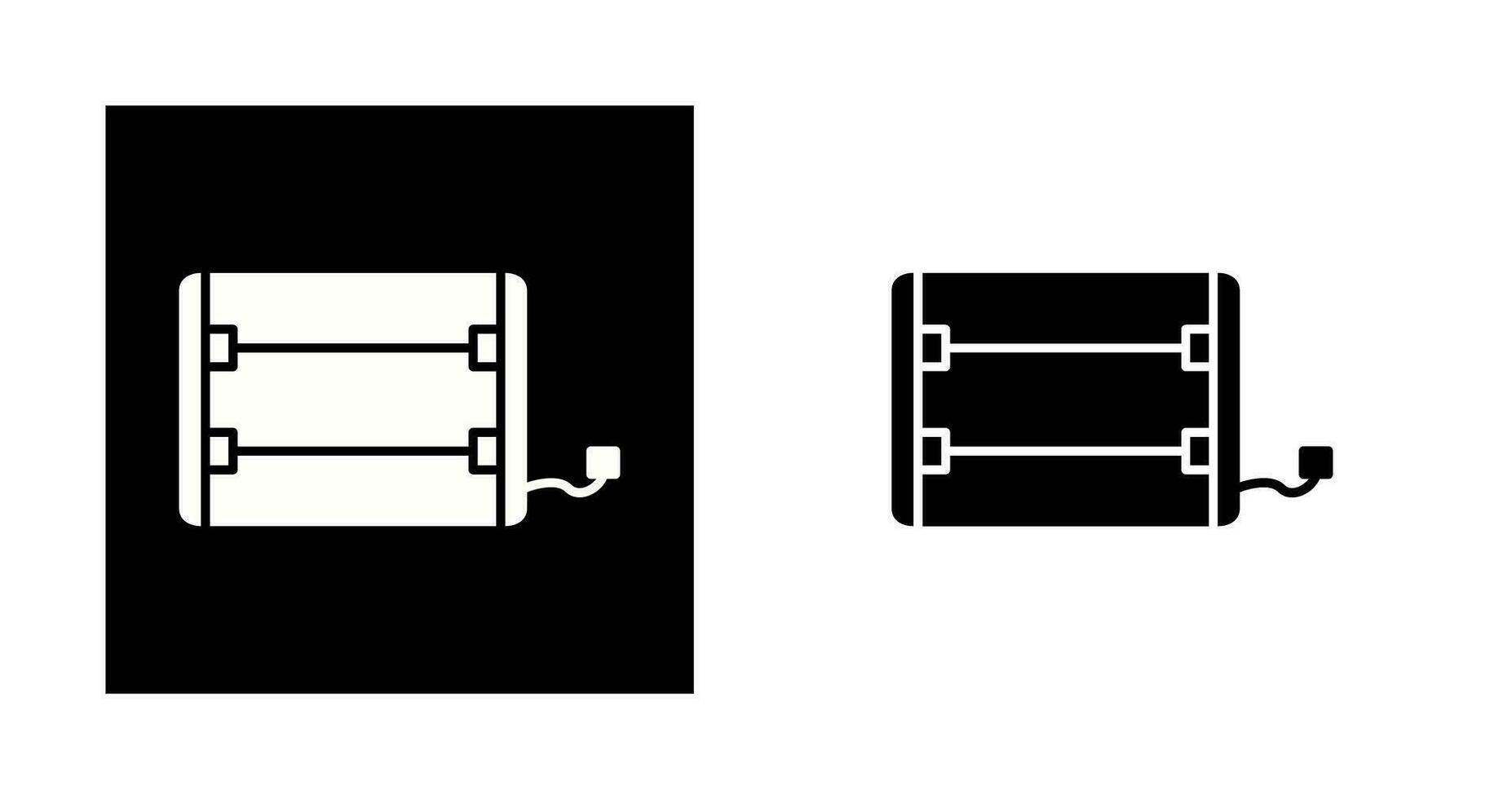 icono de vector de calentador eléctrico