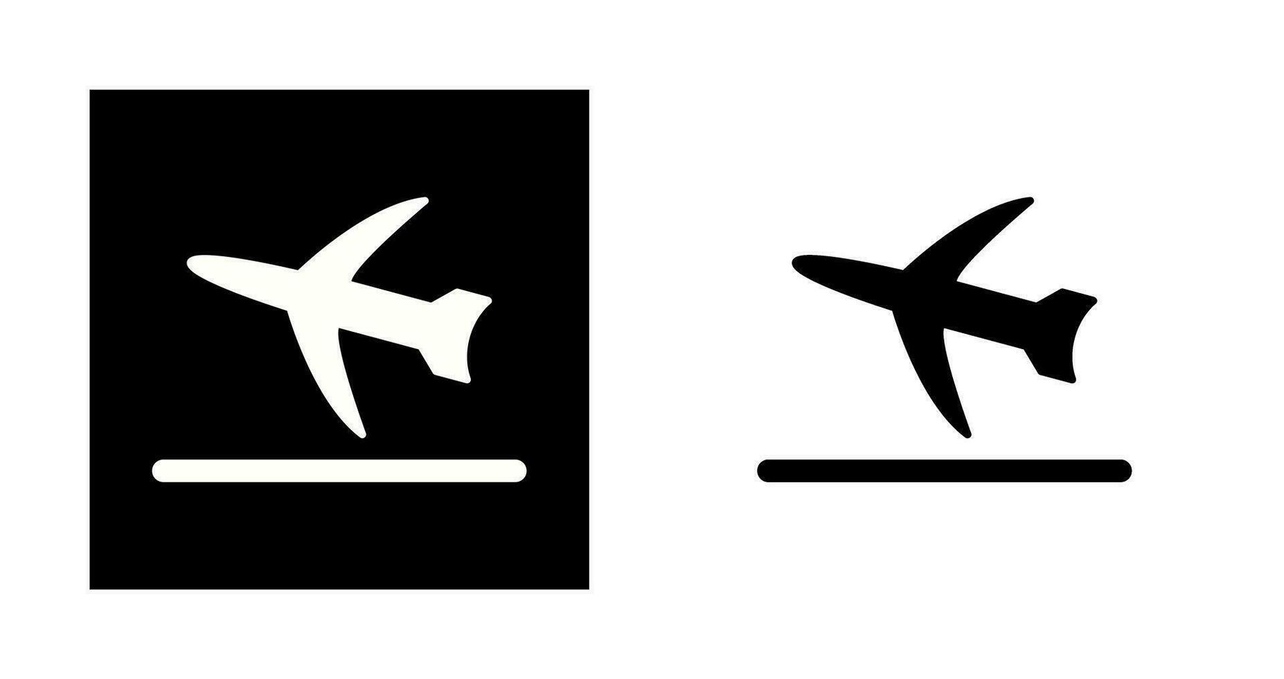 Flight Takeoff Vector Icon