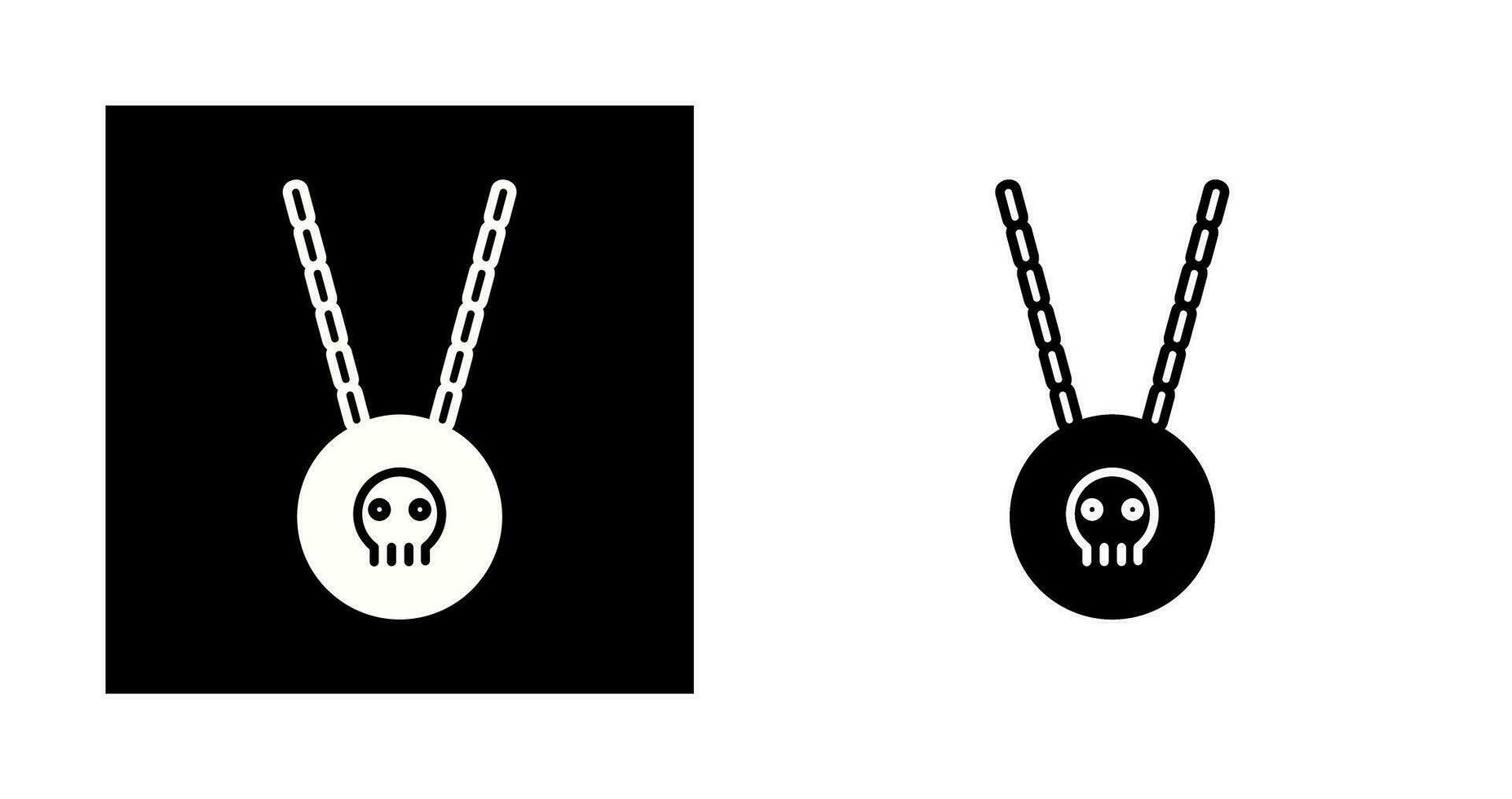 Pirate Necklace Vector Icon