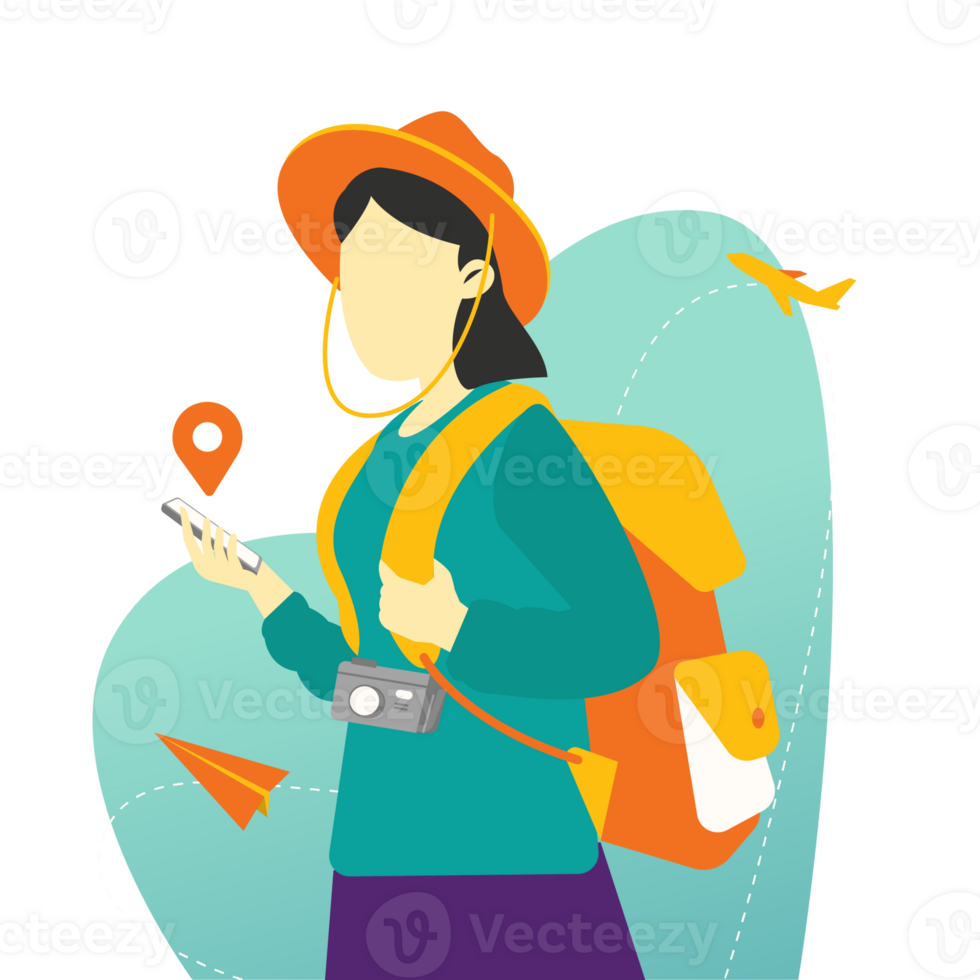 Travel find a location Vector Illustration png