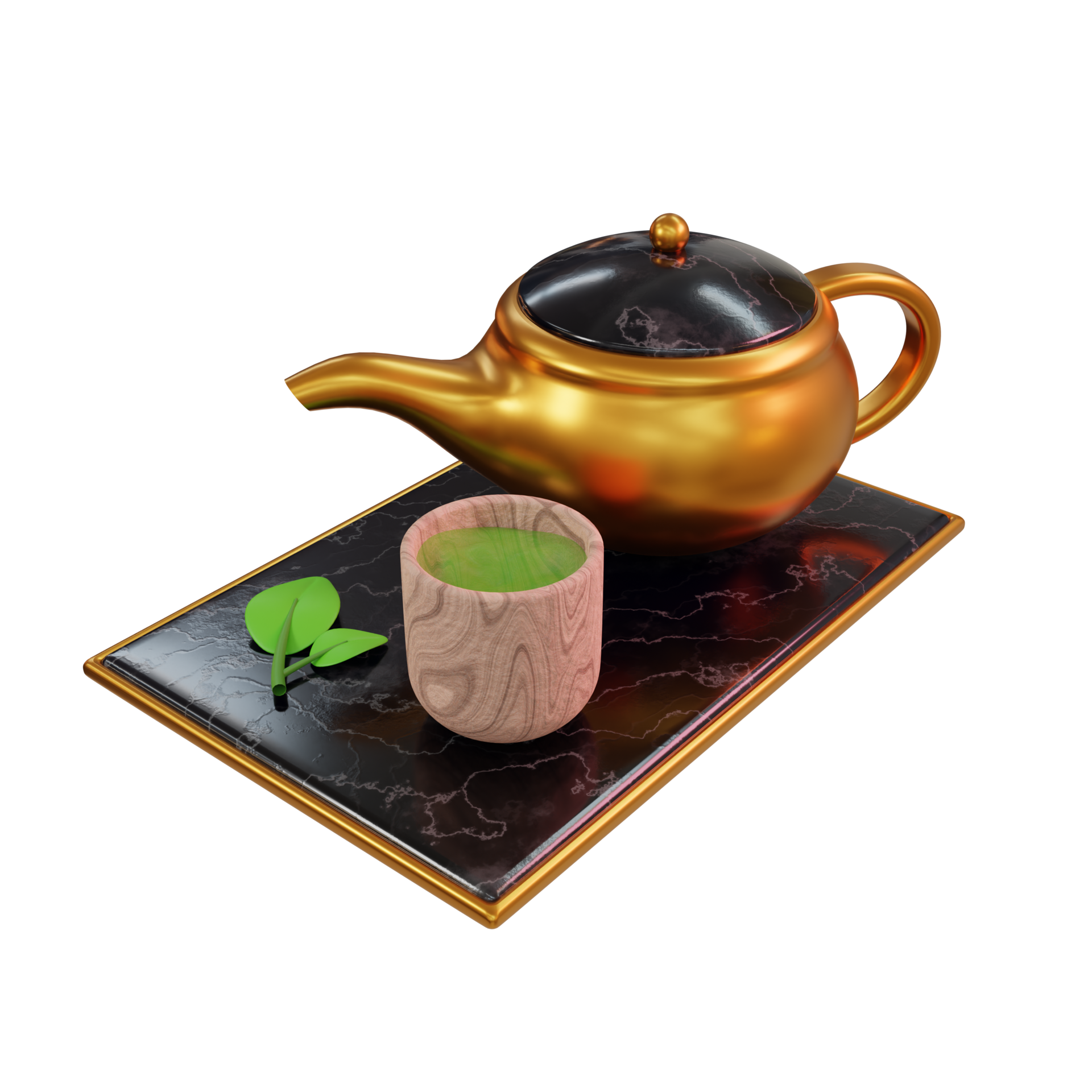 Japanese Tea Japanese Culture 3D Illustrations 27050036 PNG