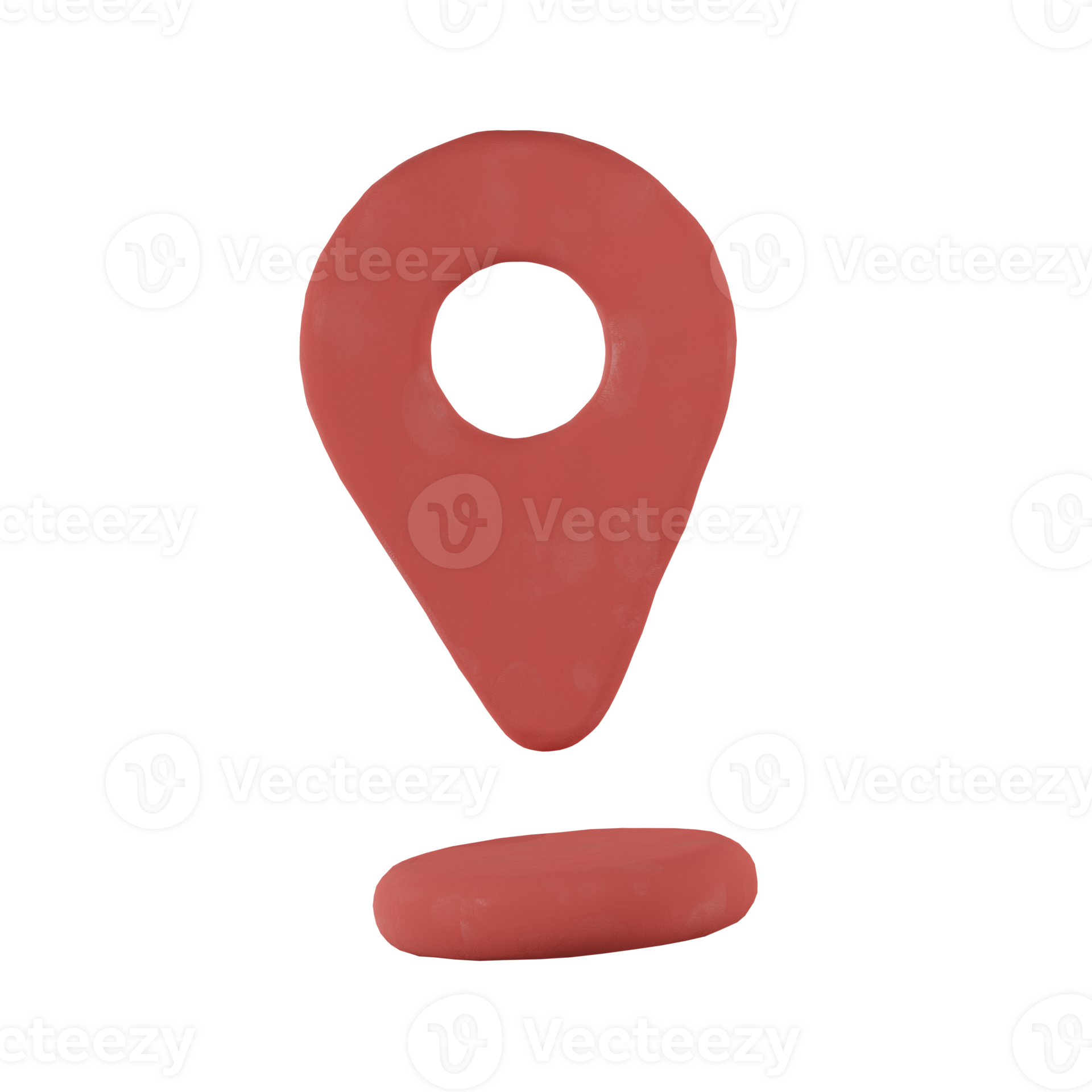 Location Clay Essential Object 3D Illustrations 27050100 PNG