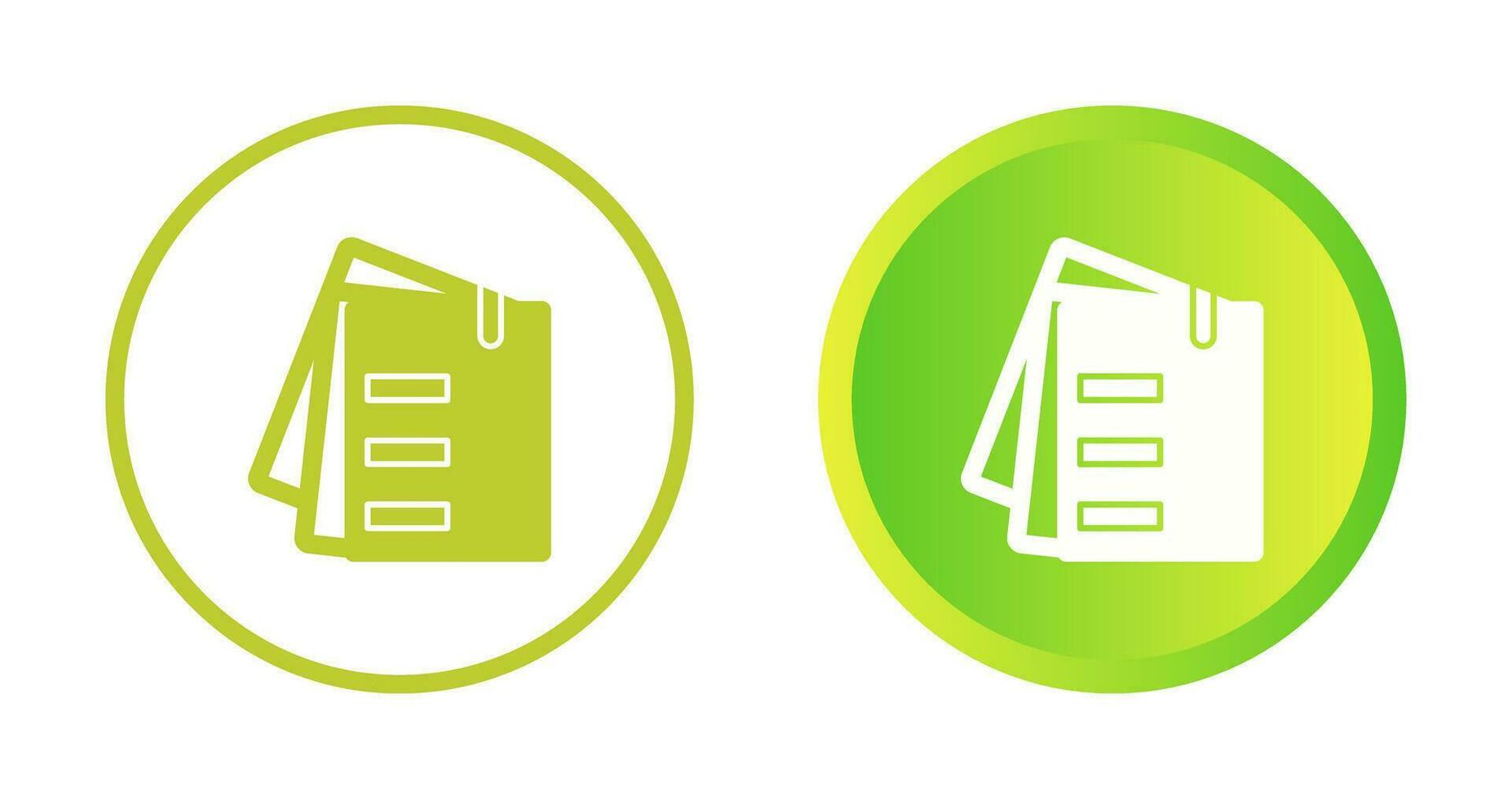 Attached Documents Vector Icon