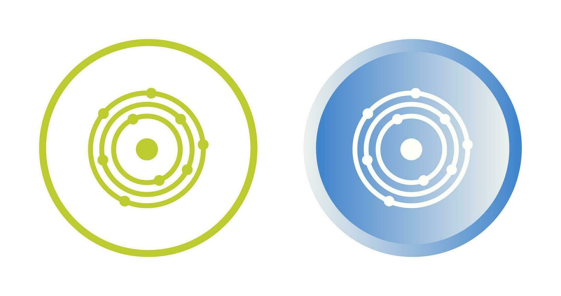 Atomic Structure Vector Icon
