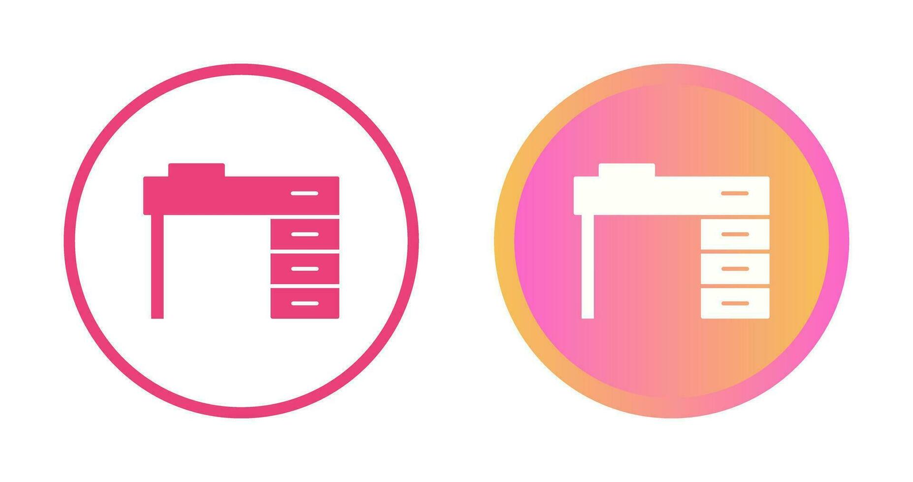 Desk Vector Icon