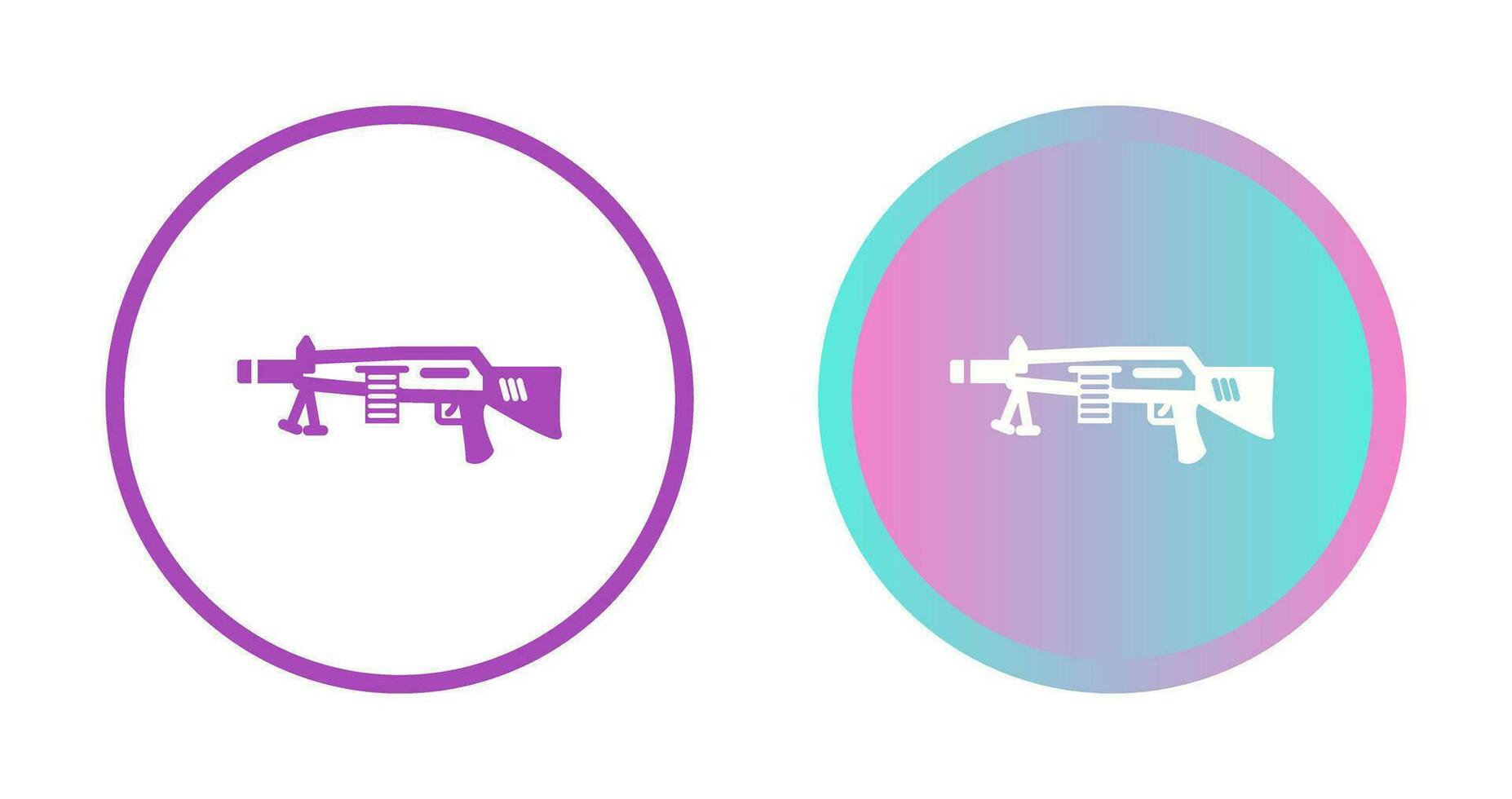Machine Gun Vector Icon