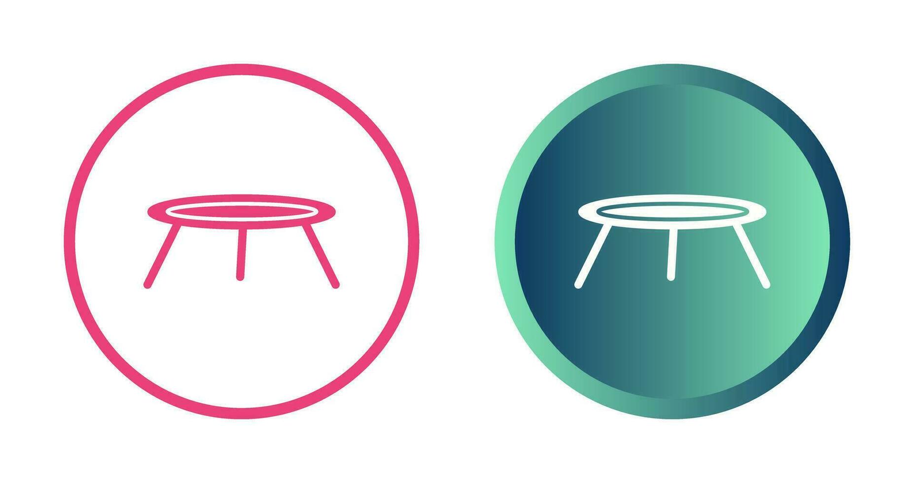 icono de vector de mesa