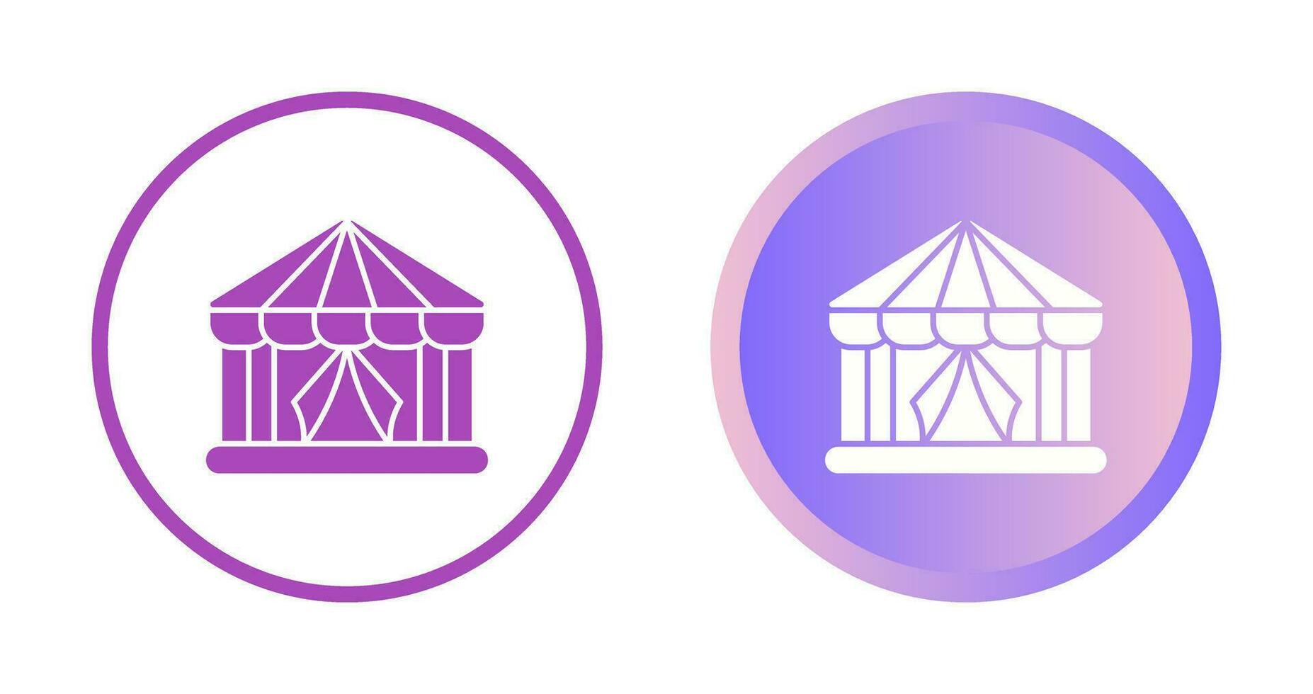 Circus Tent Vector Icon