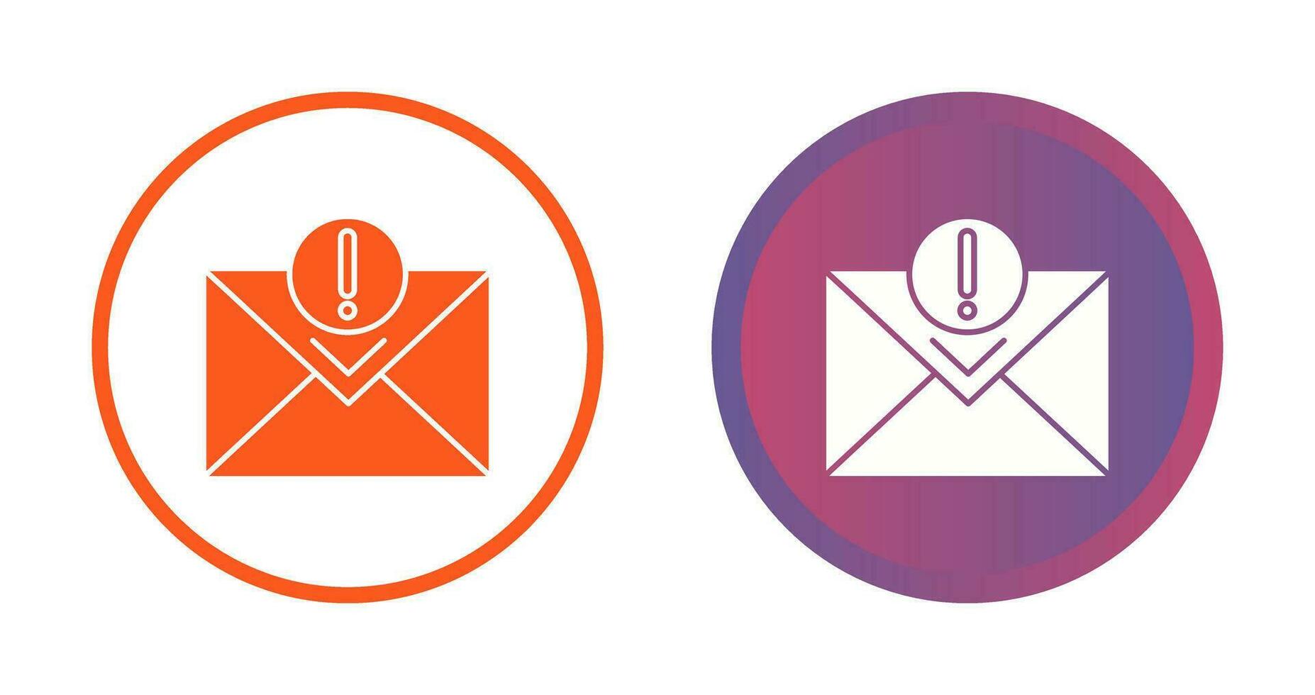 Urgent Mail Vector Icon