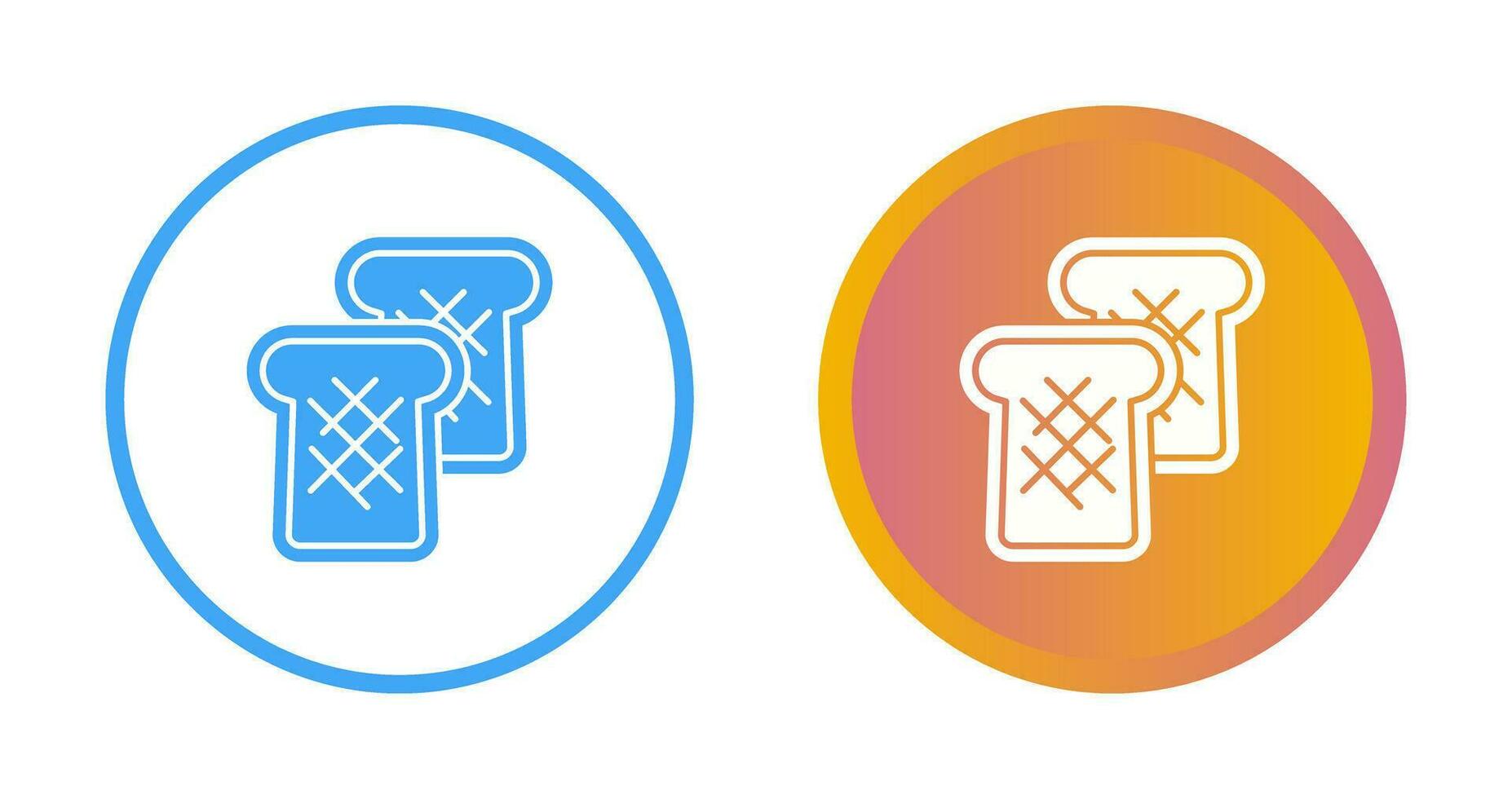 Toast Bread Vector Icon