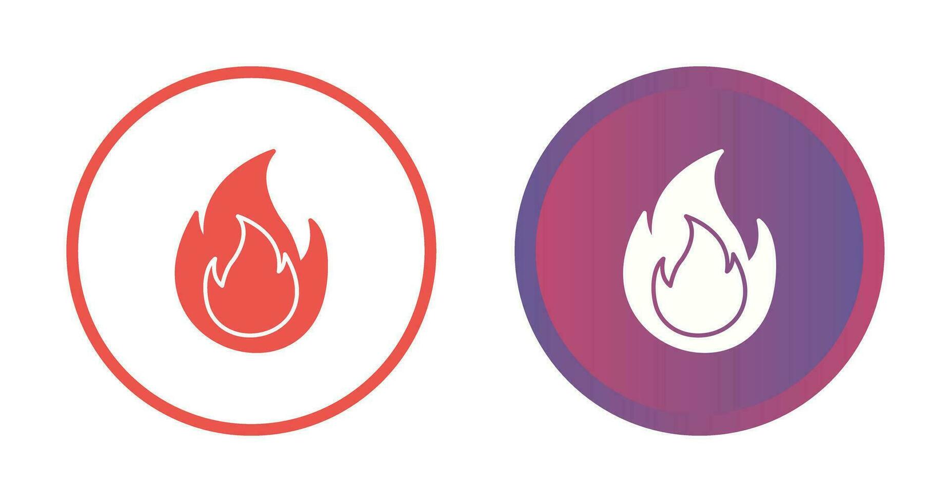 Flame Vector Icon