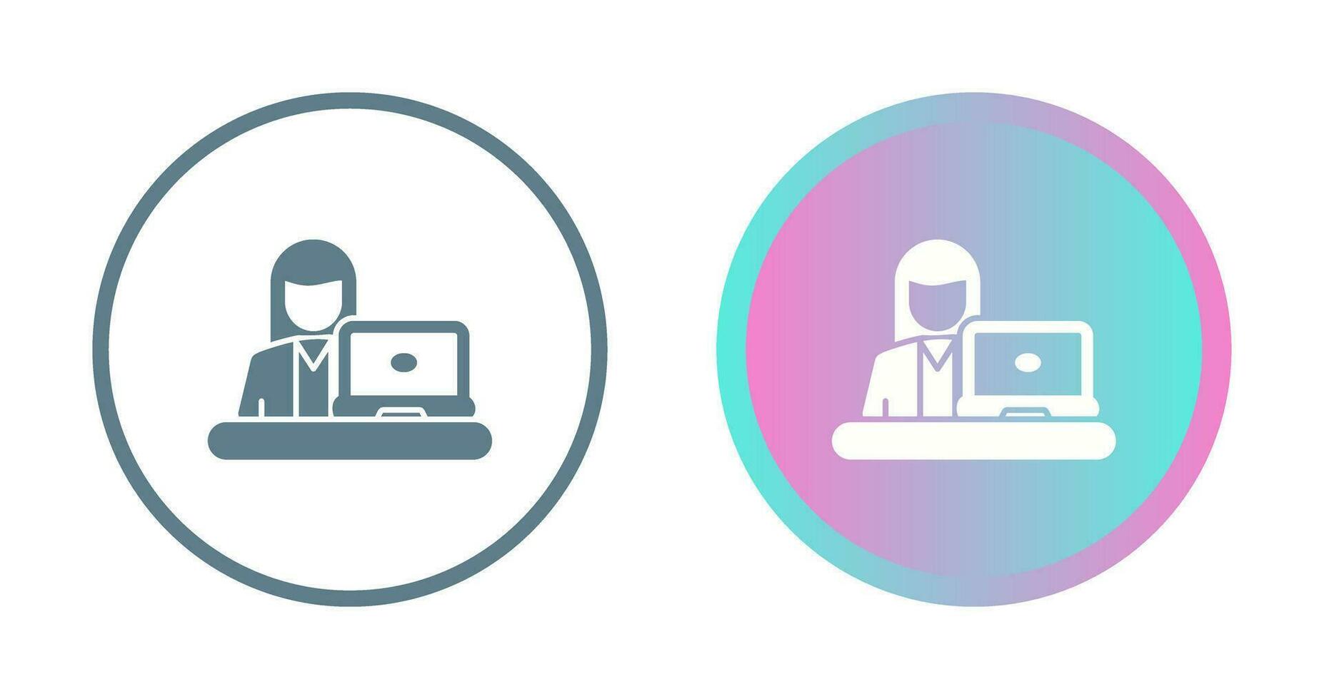 Telecommuting Vector Icon