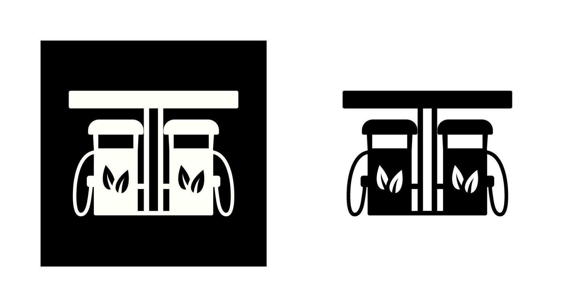 Eco friendly Petrol Pump Vector Icon