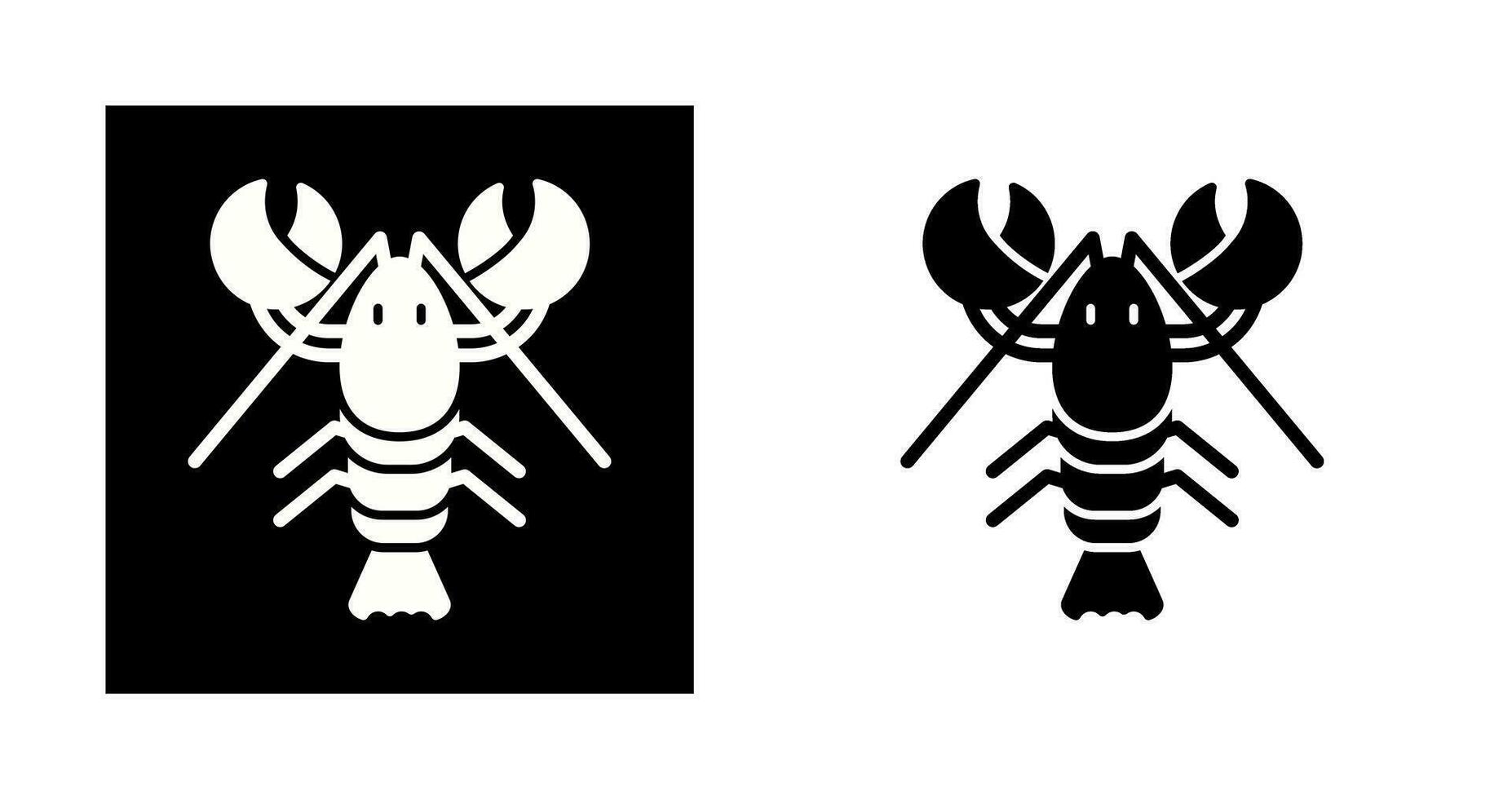 Lobster Vector Icon