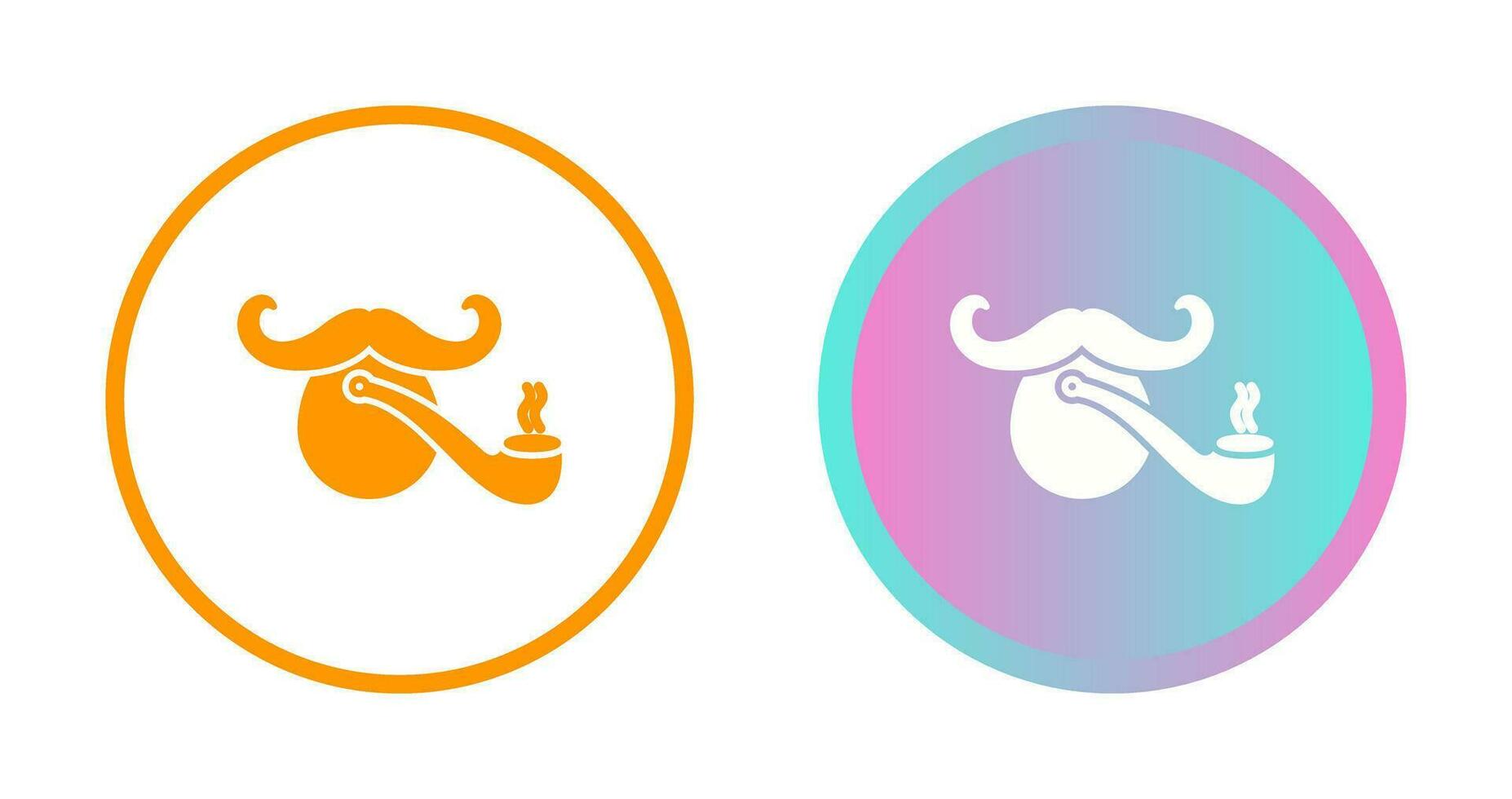 Pirate with Smoking Pipe Vector Icon