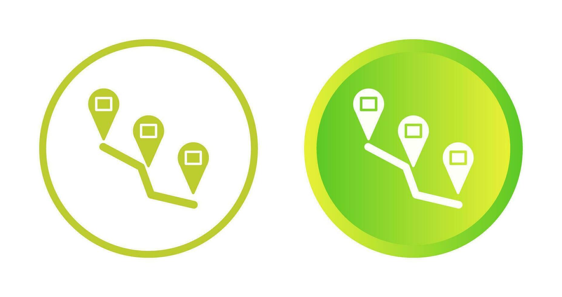 Reaching Destination Vector Icon