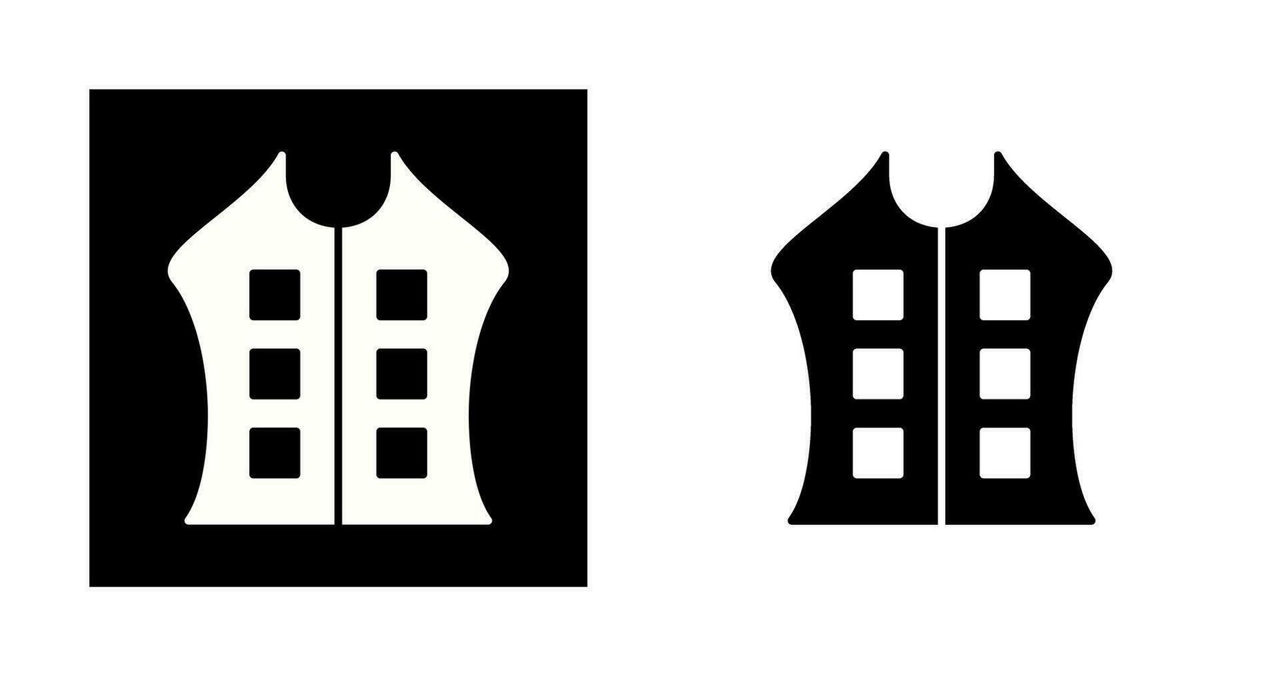 Bullet Proof Vest Vector Icon