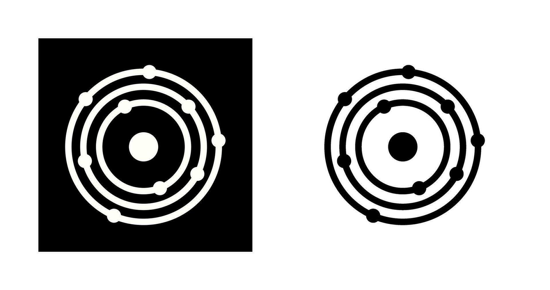 Atomic Structure Vector Icon