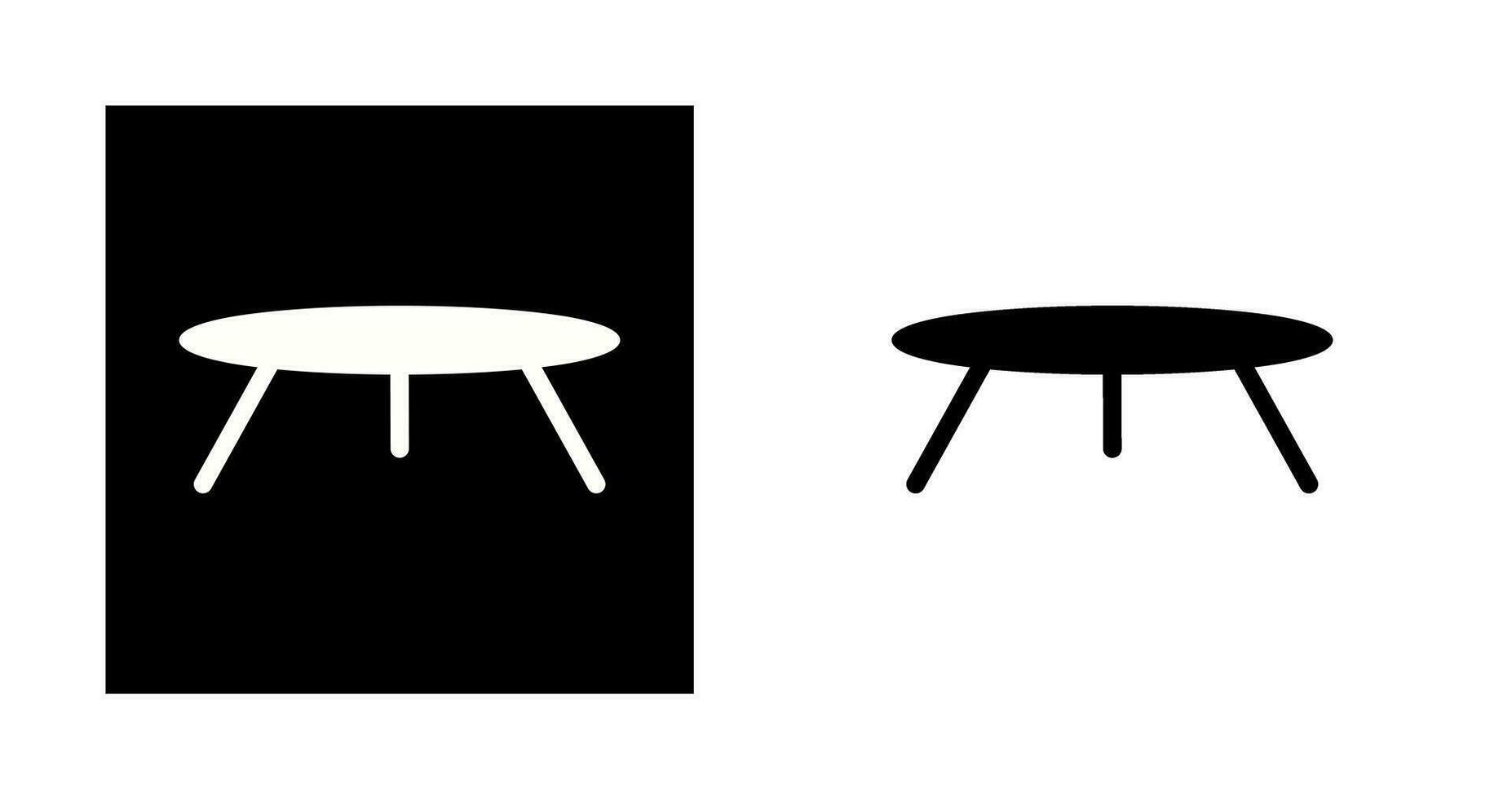 Small Table Vector Icon