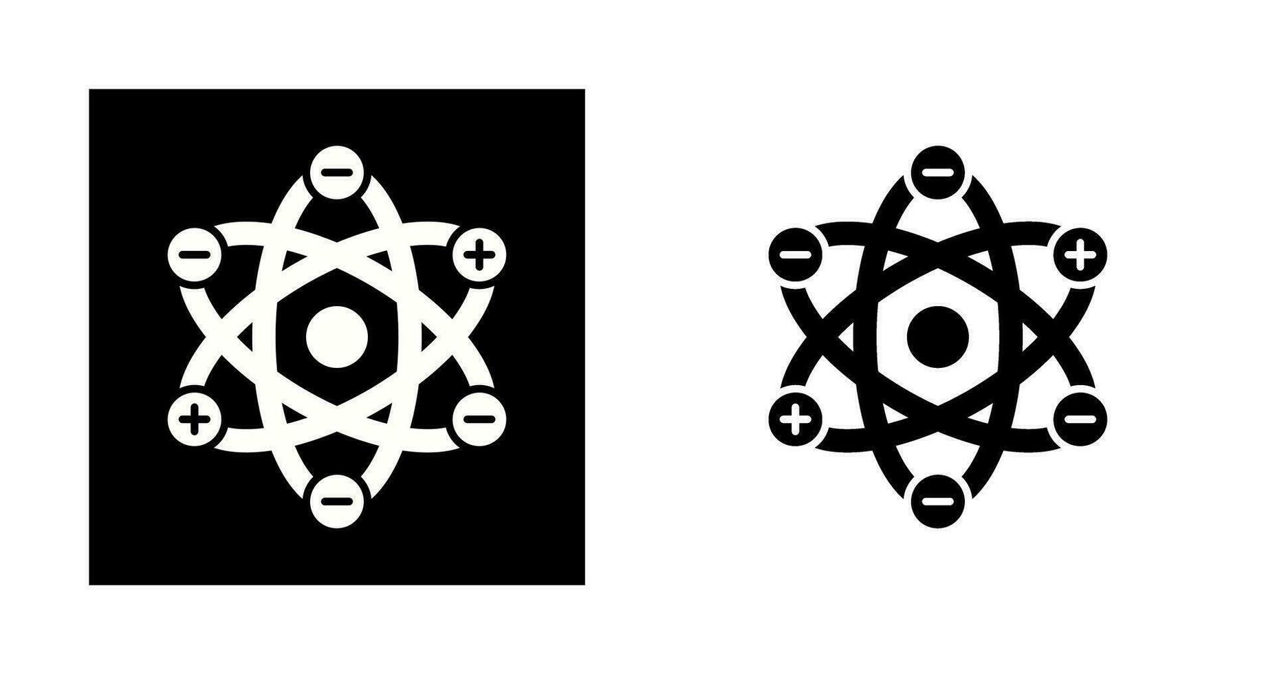Atom Structure Vector Icon