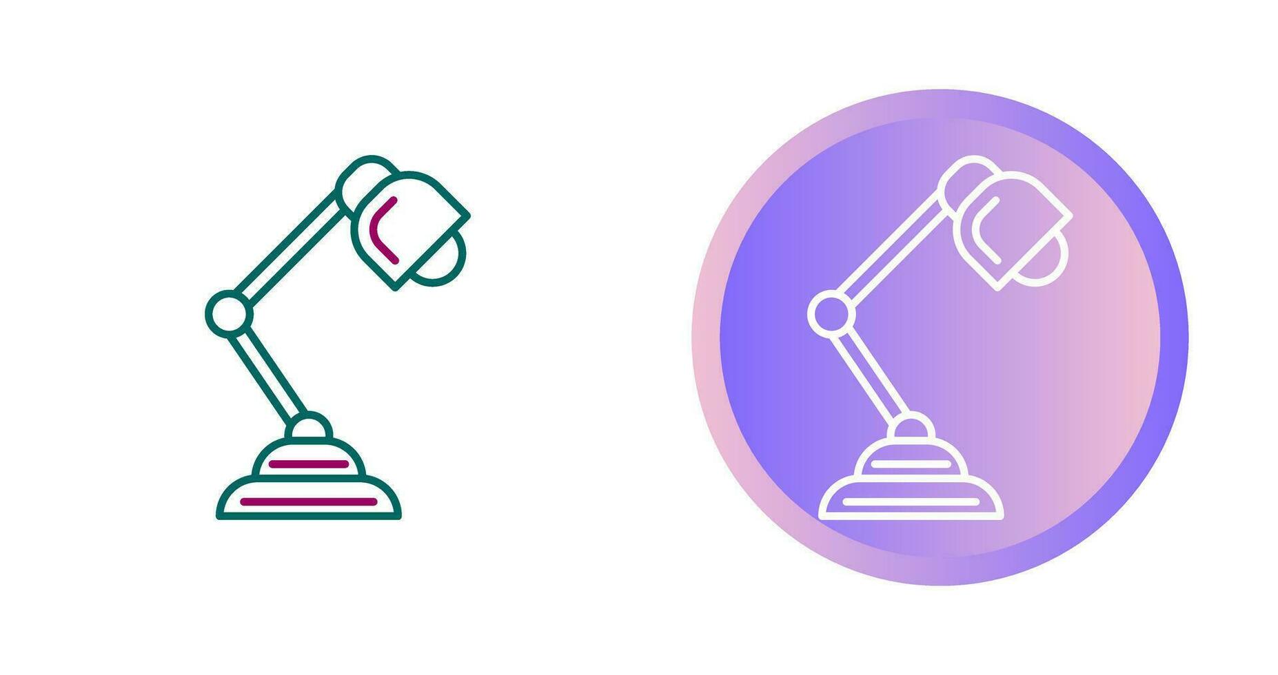 Table Lamp Vector Icon