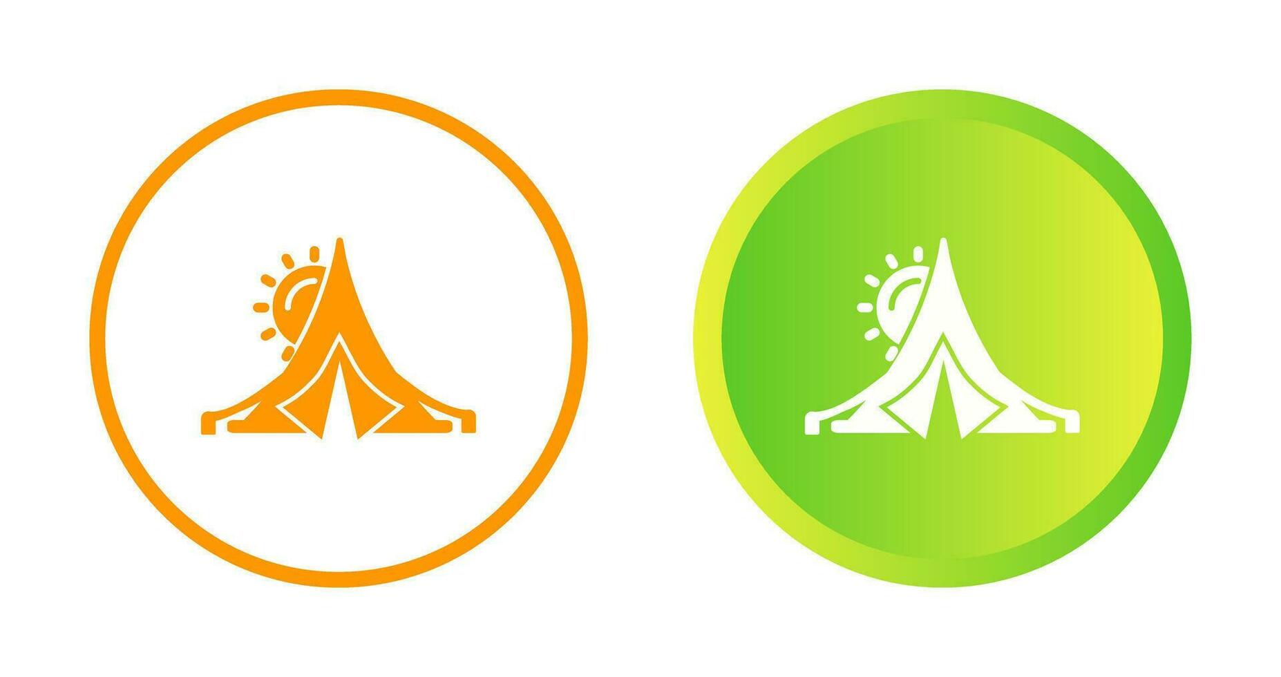 Tent Vector Icon