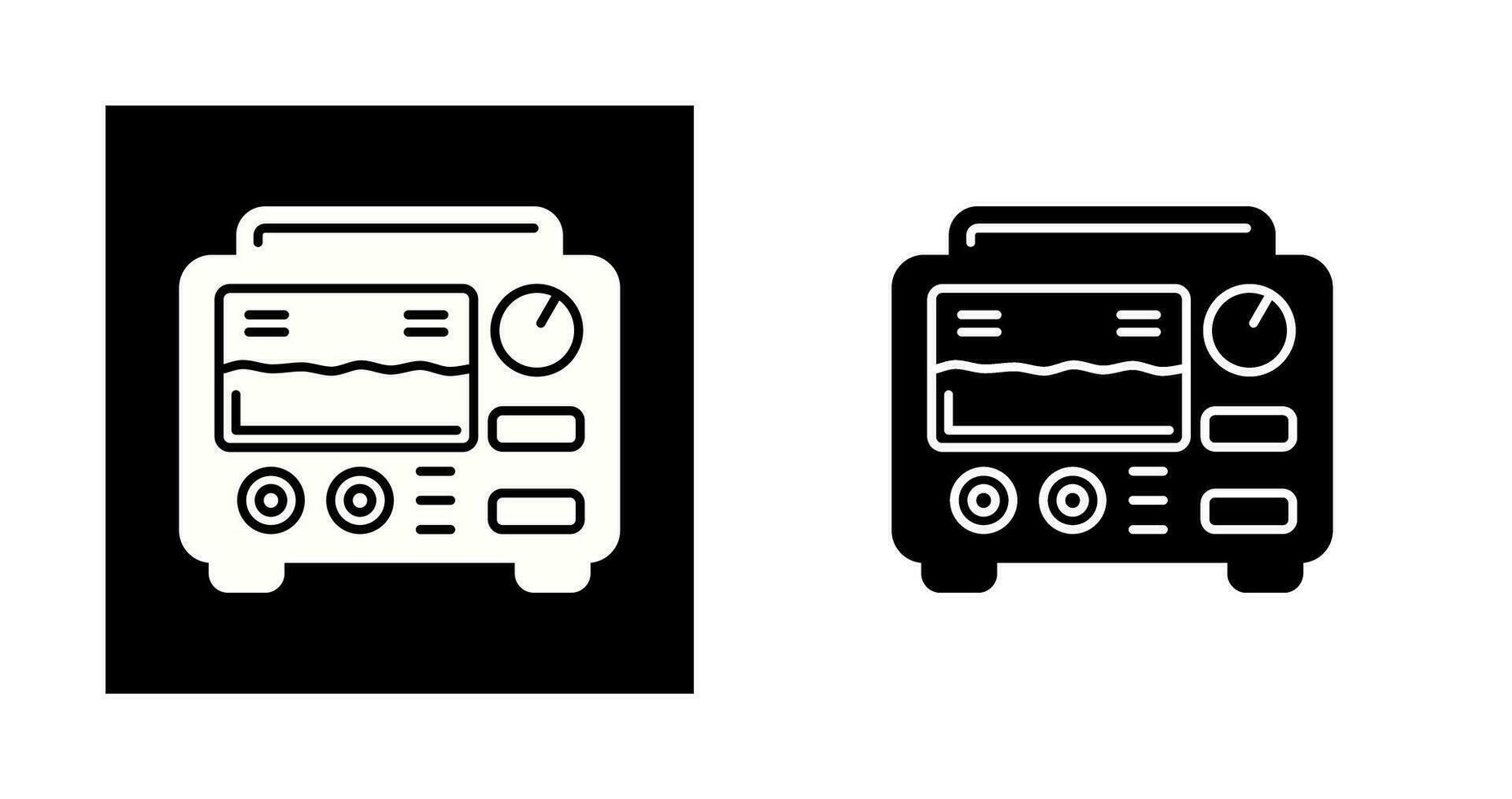 Oscilloscope Vector Icon