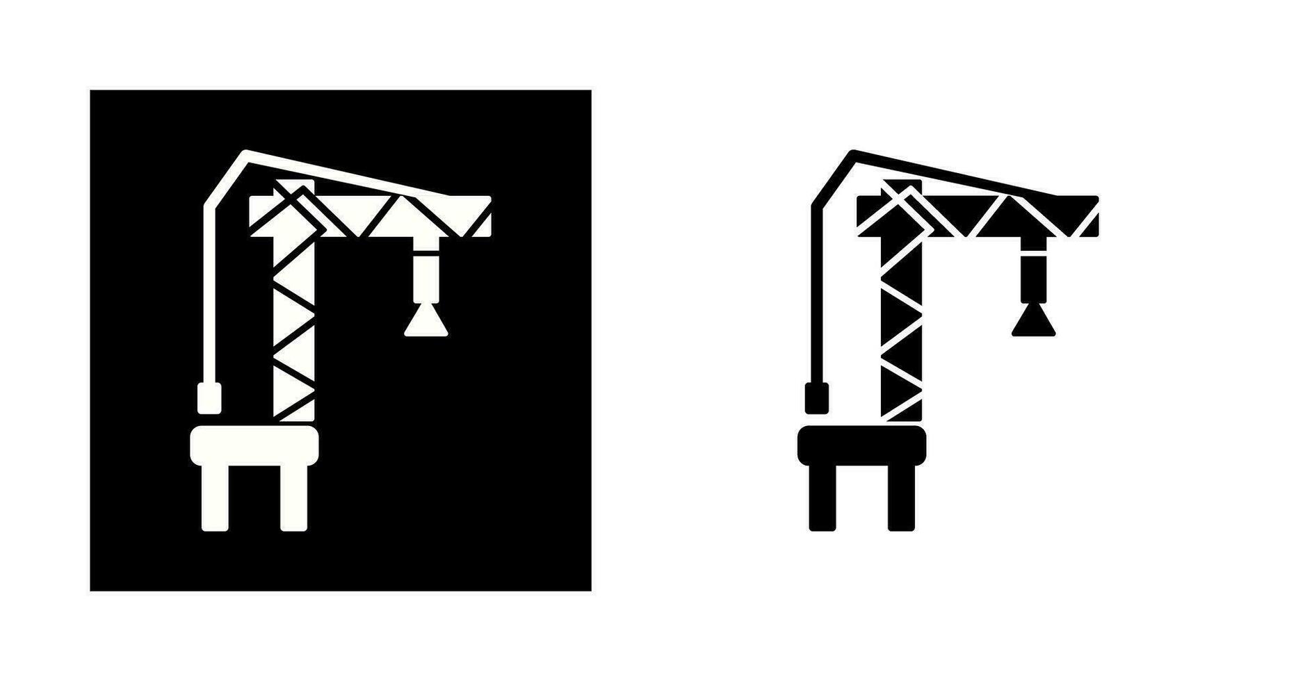 Harbor Crane Vector Icon