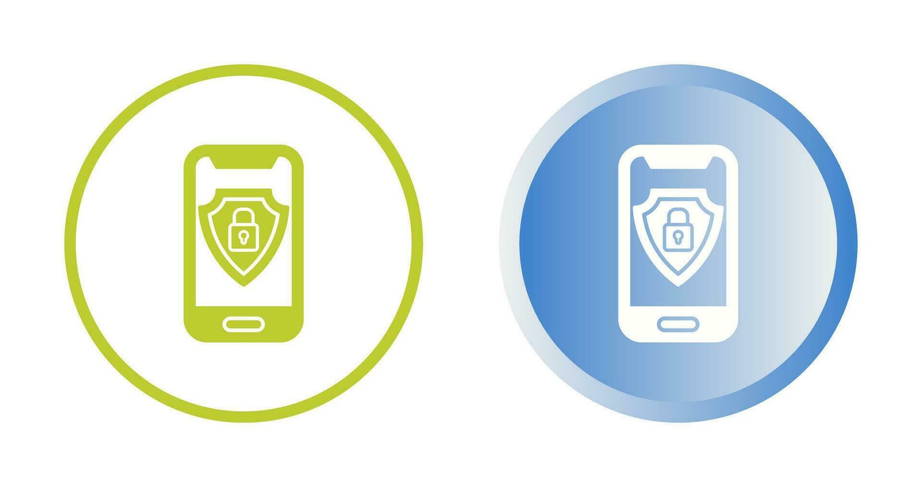 Mobile Security Vector Icon