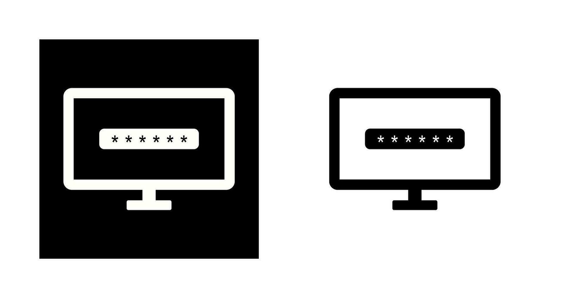System Password Vector Icon