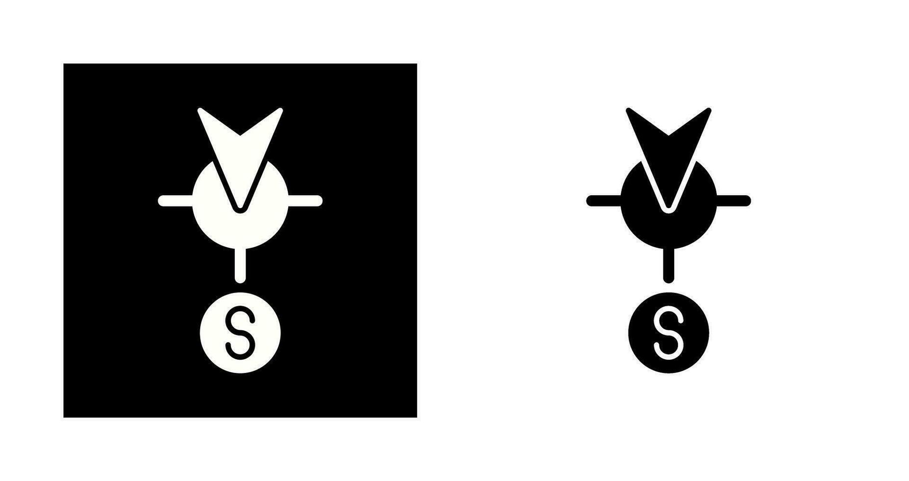 South Vector Icon