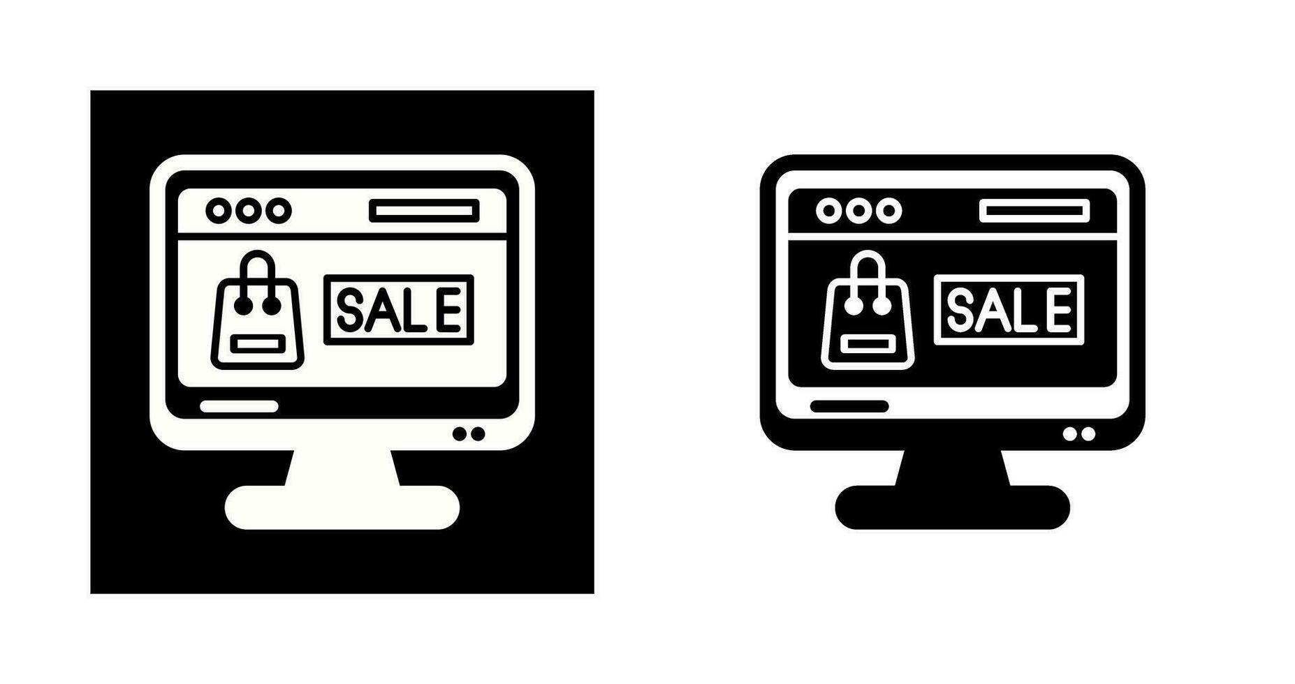 Online Sale Vector Icon