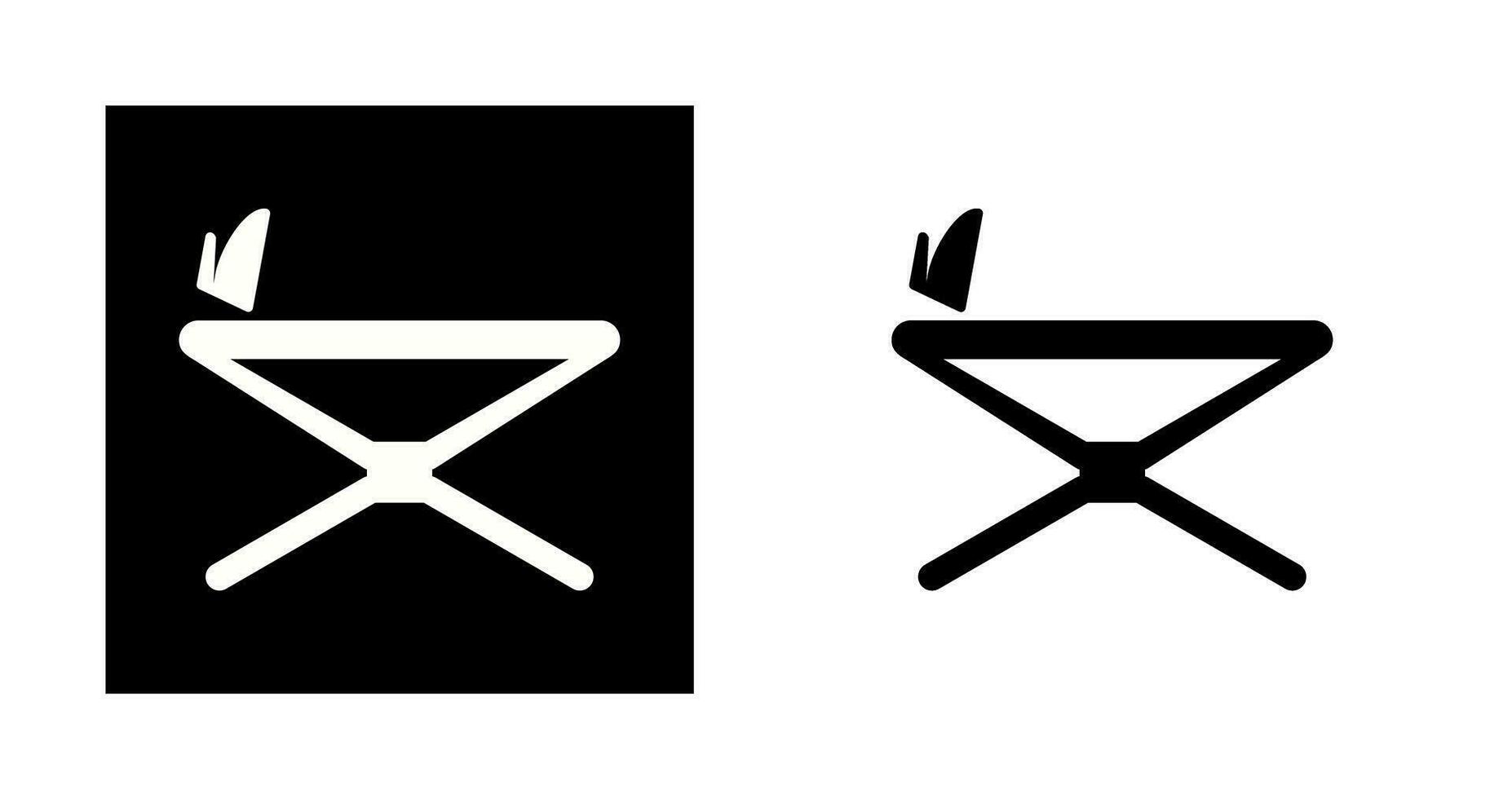 Iron Stand Vector Icon