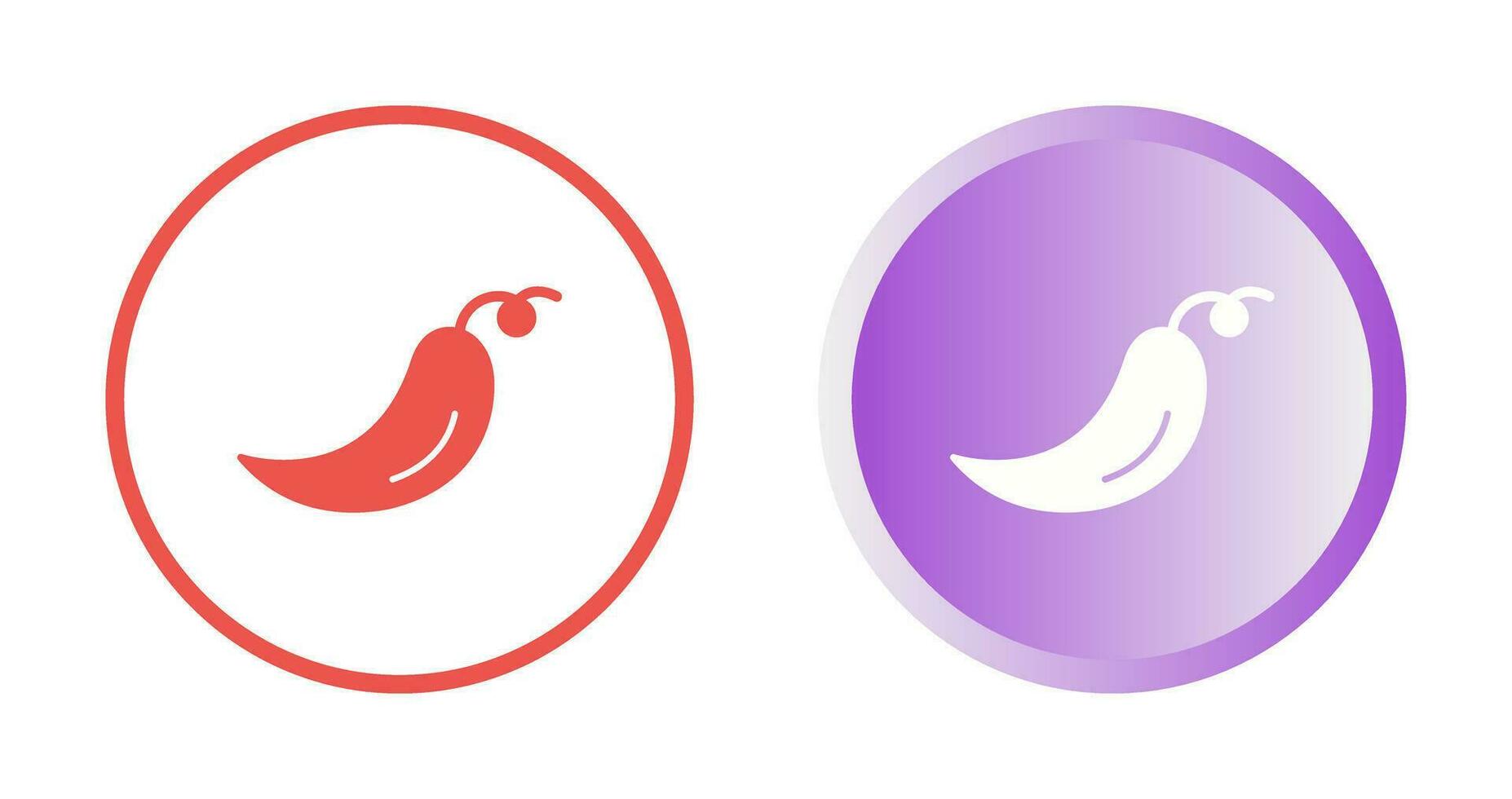 Chilli Vector Icon