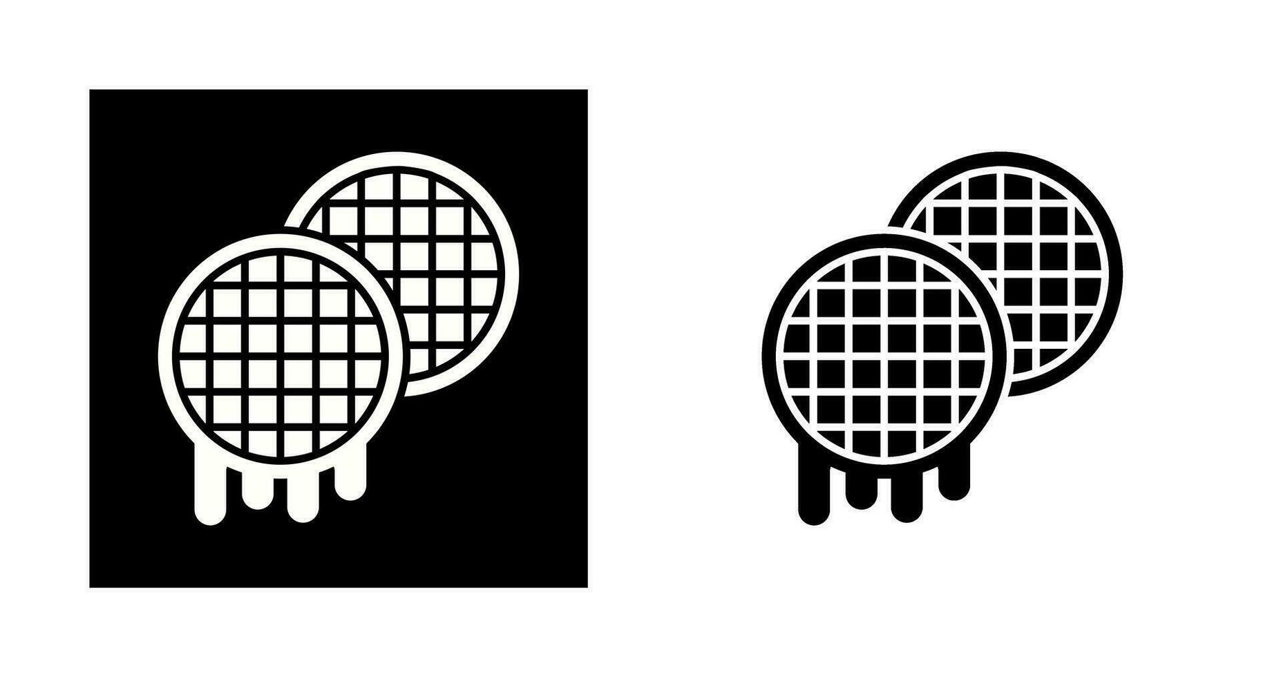 Waffle Vector Icon