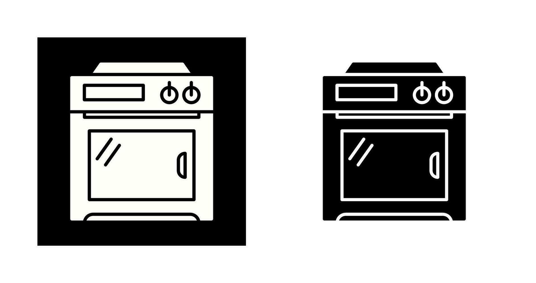 icono de vector de horno